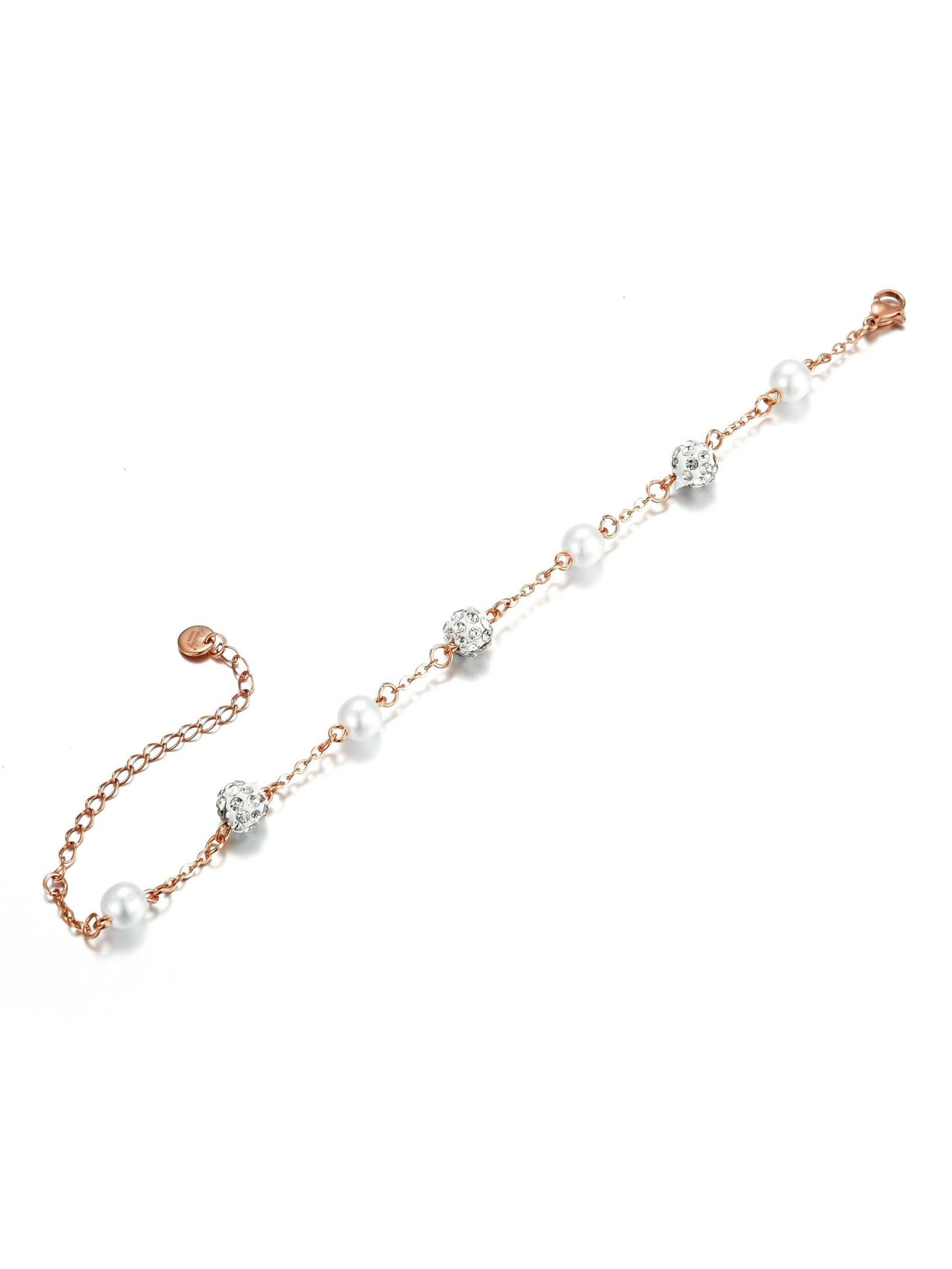 Armband CRYSTAL-PEARL roségold