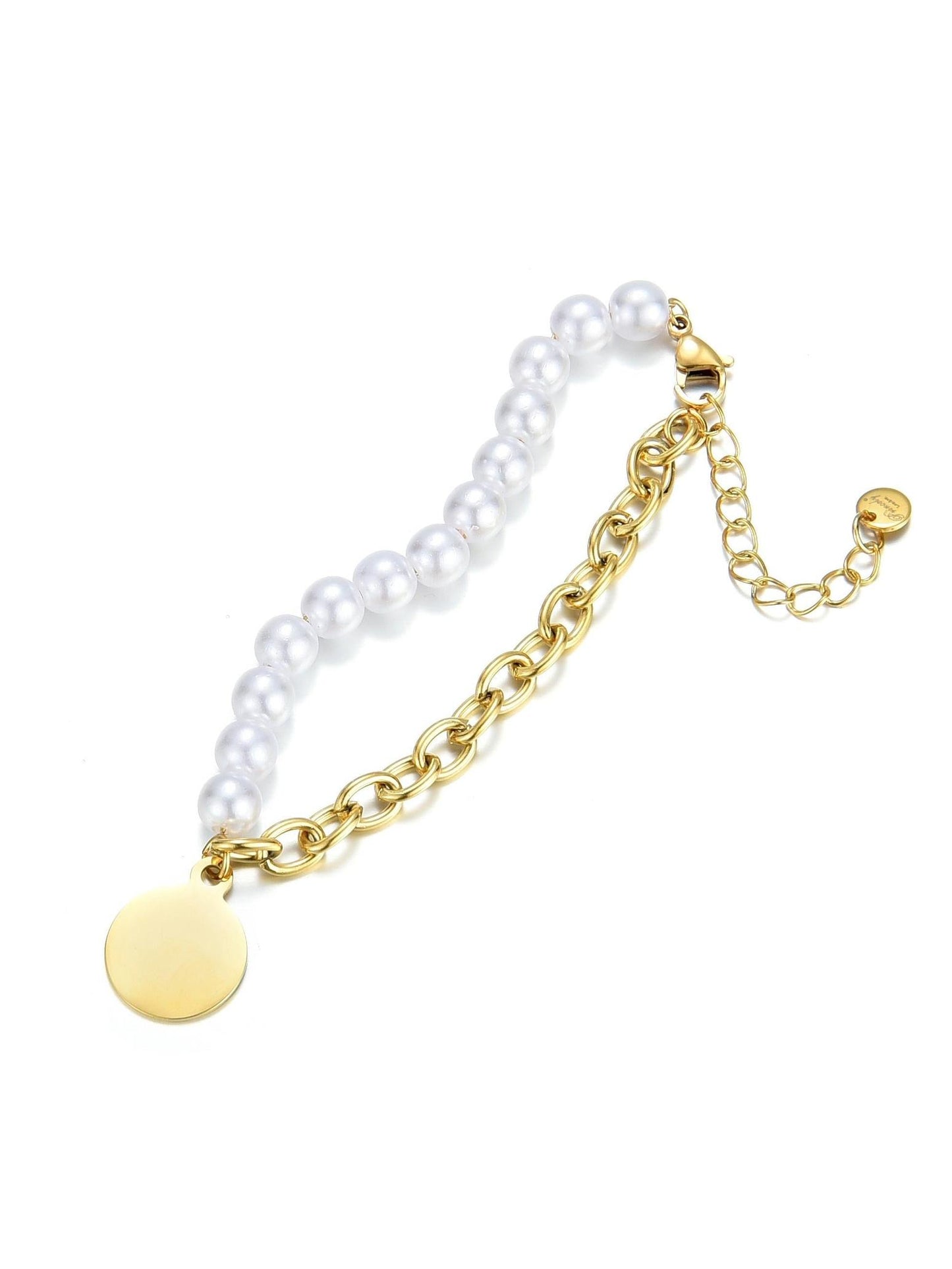 Armband PEARL-CHAIN gold