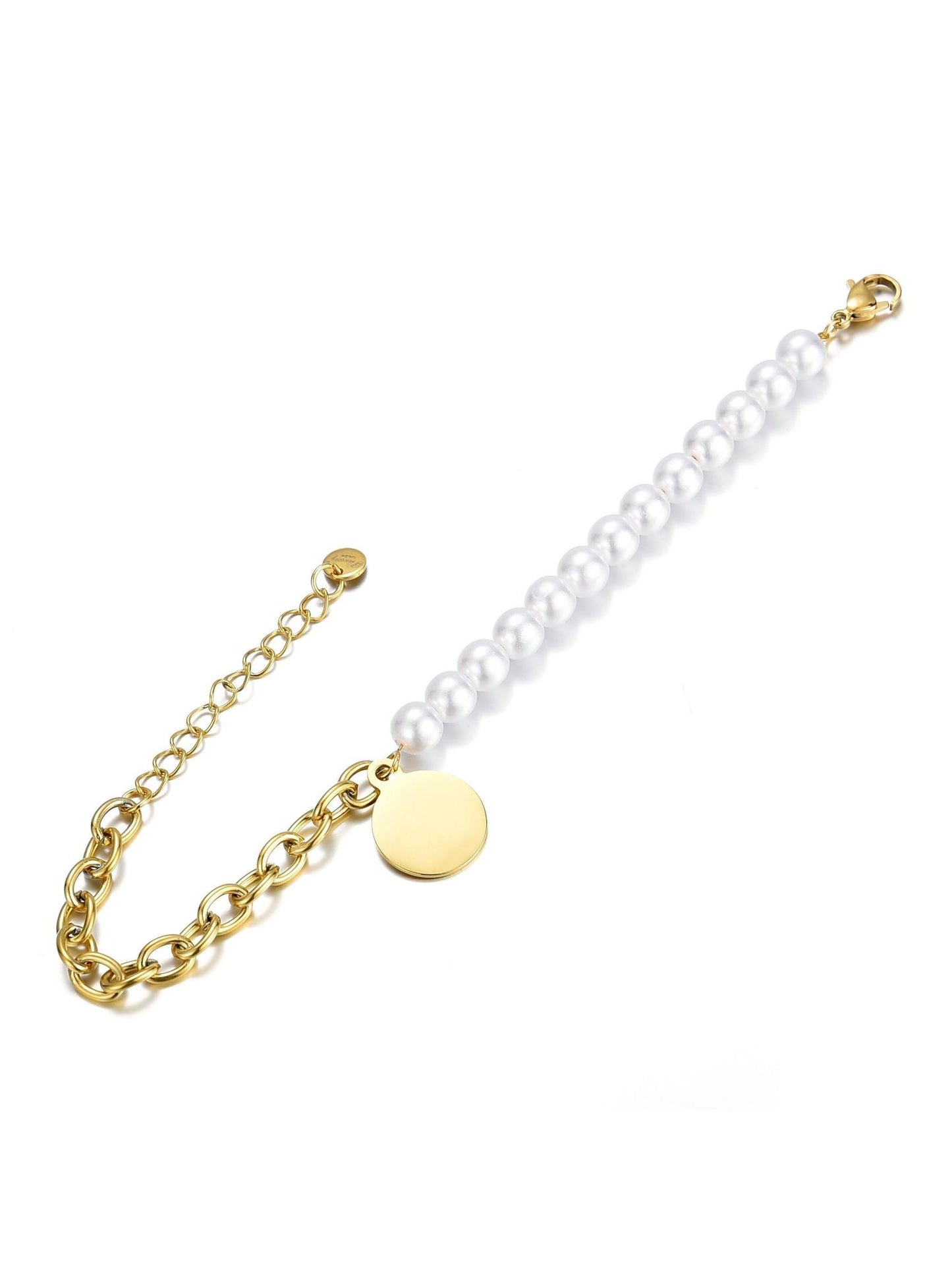 Armband PEARL-CHAIN gold