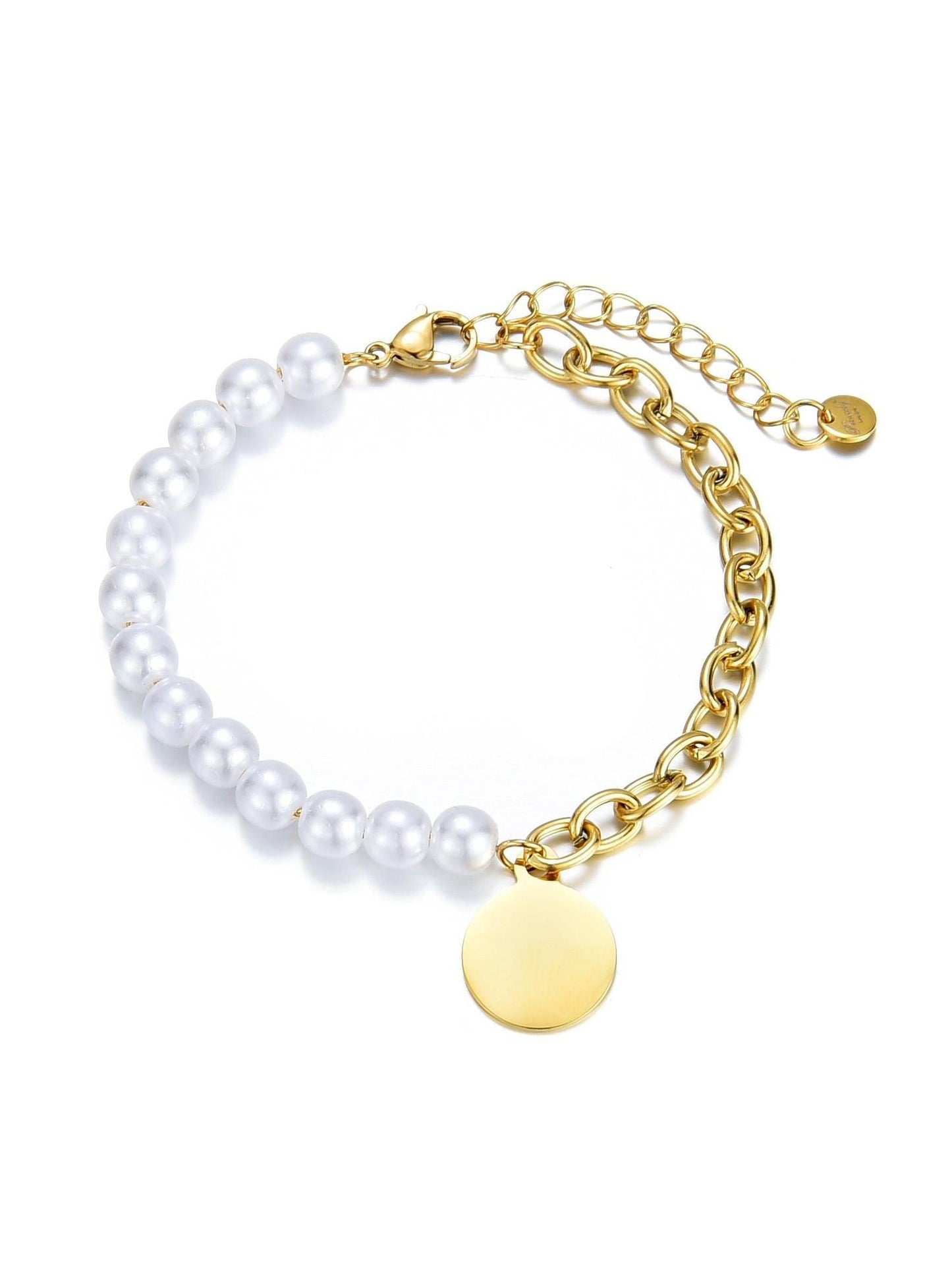 Armband PEARL-CHAIN gold