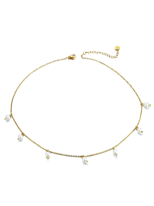 Halskette PEARLS gold
