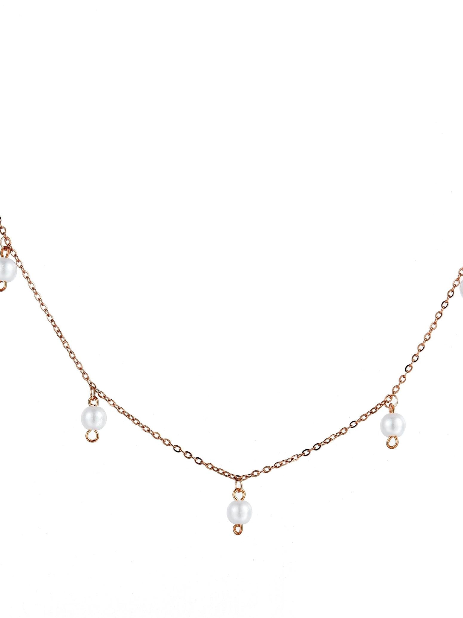 Halskette PEARLS roségold