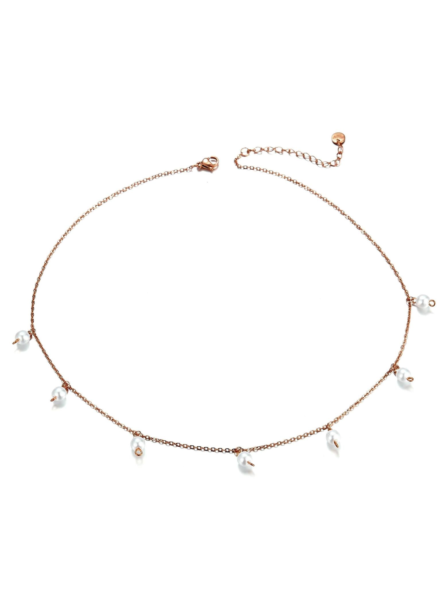 Halskette PEARLS roségold