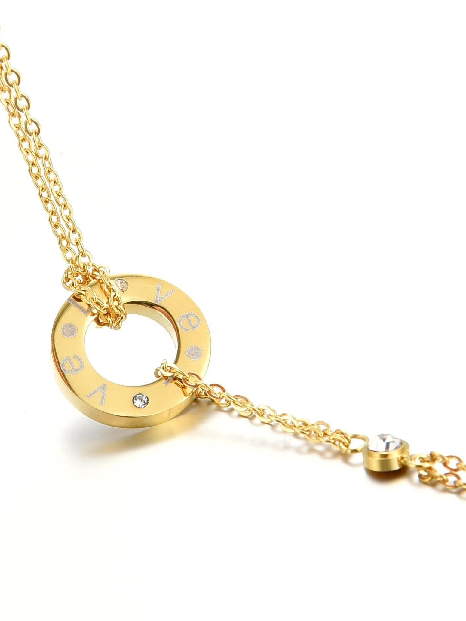 Armband CRYSTAL-LOVE gold