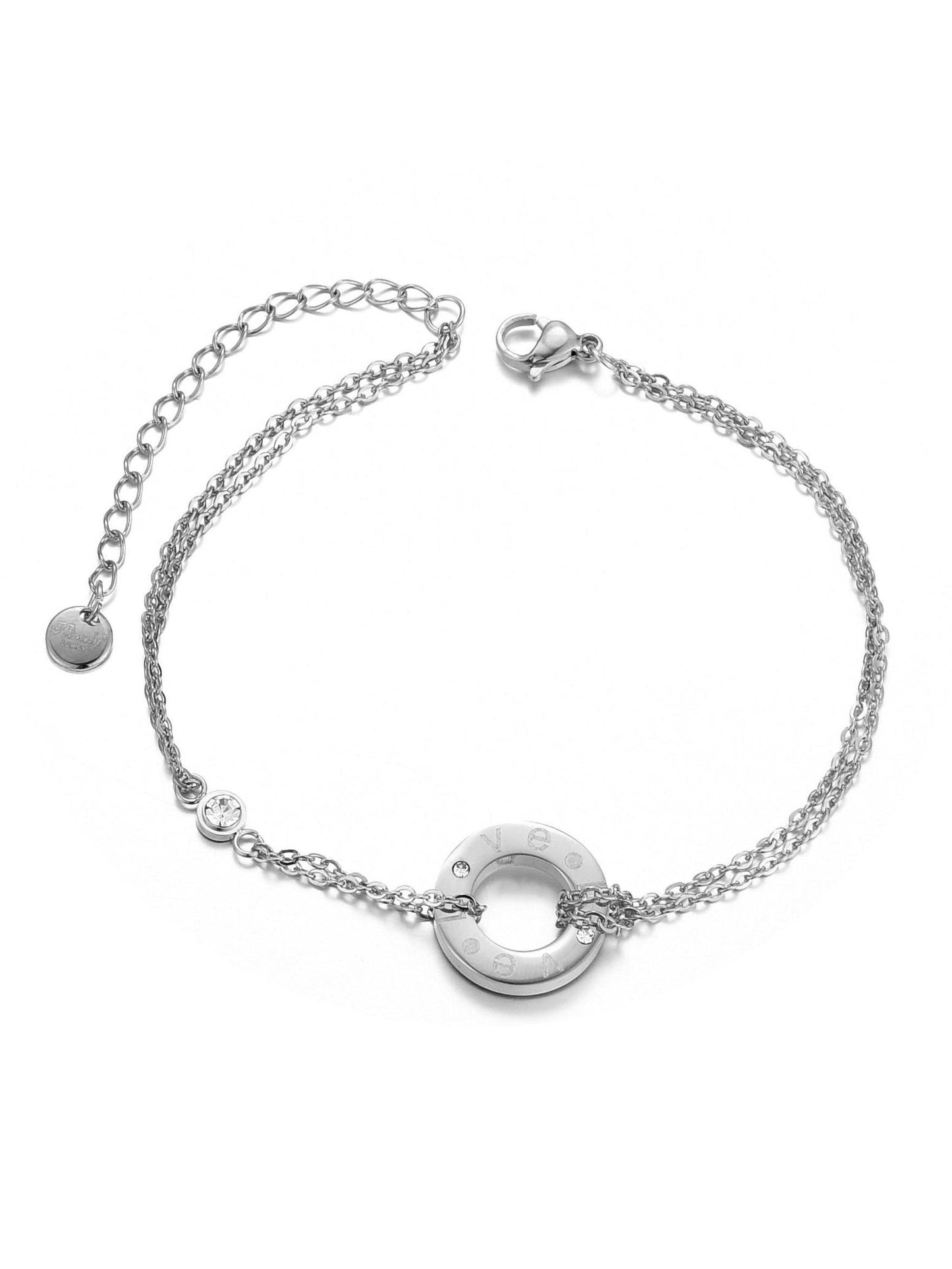 Armband CRYSTAL-LOVE silber