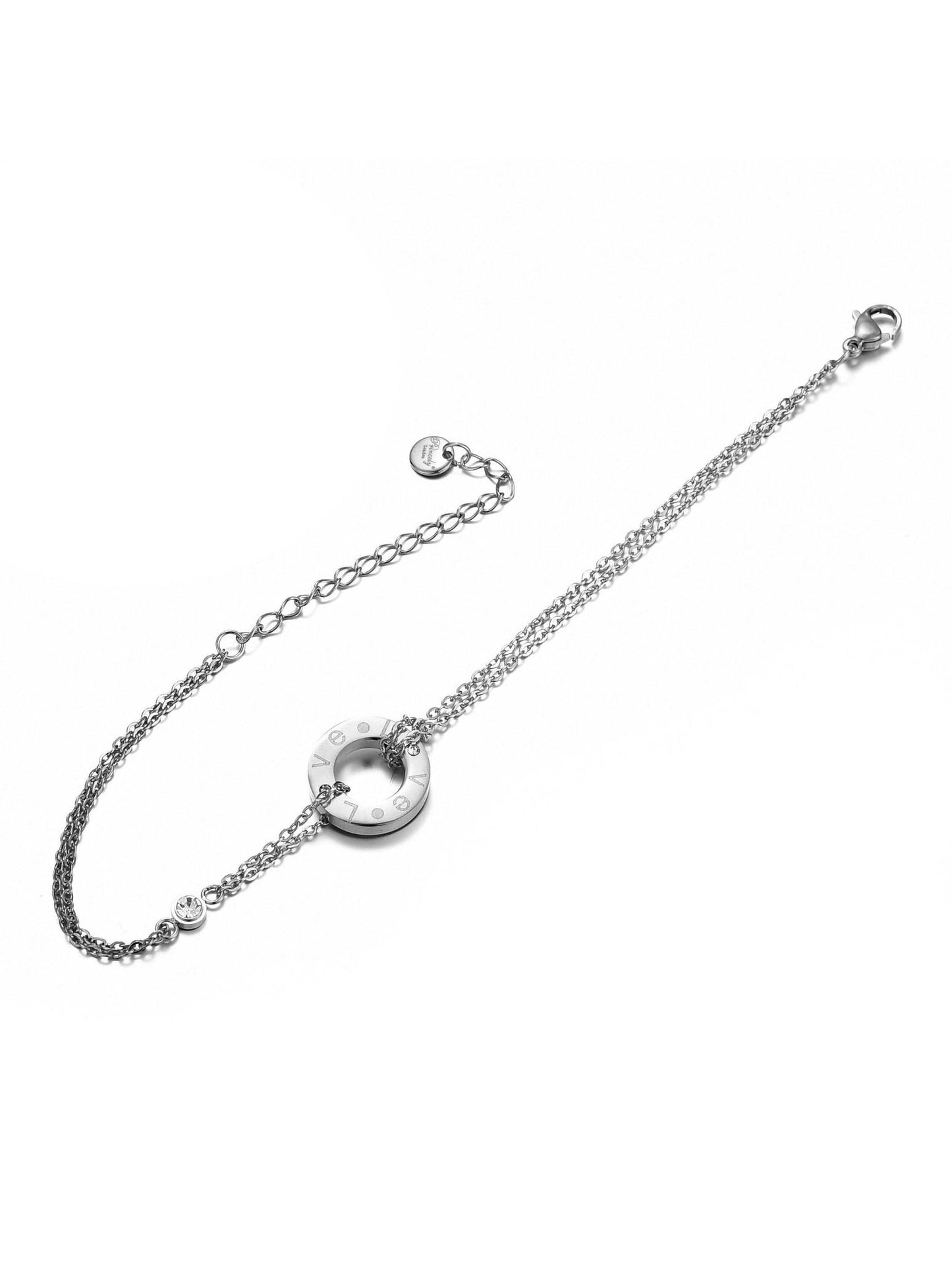 Armband CRYSTAL-LOVE silber