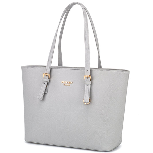 Shopper Beverly medium (M) in kreidegrau