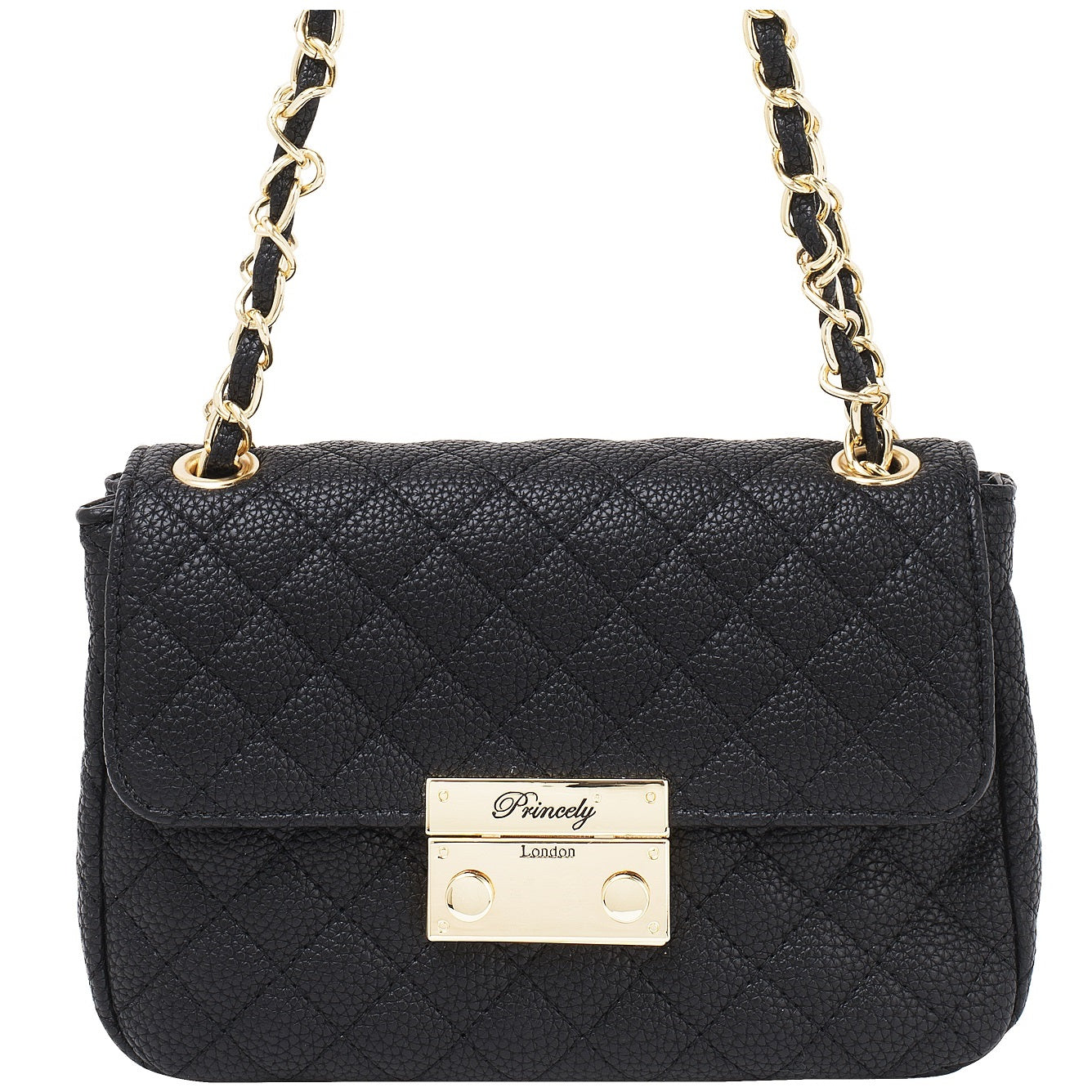 Schultertasche "Jacky" Schwarz
