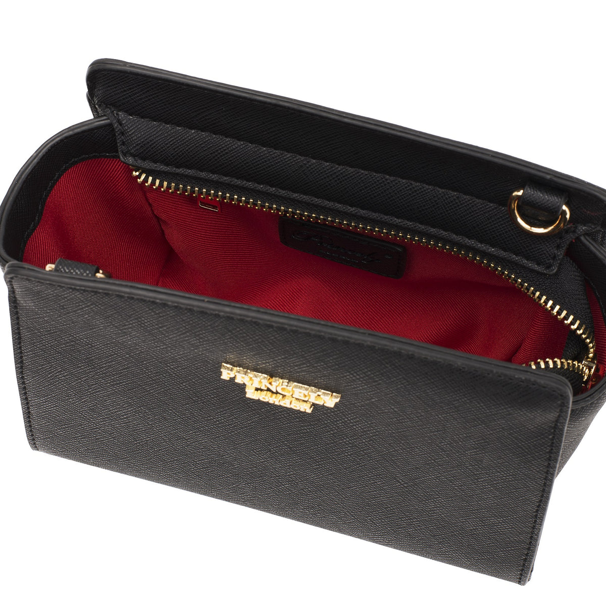 Schultertasche Katy small in schwarz