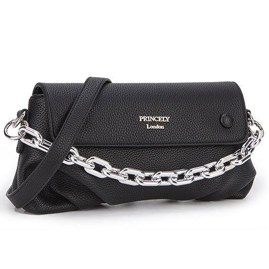 Schultertasche "Peggy" Schwarz