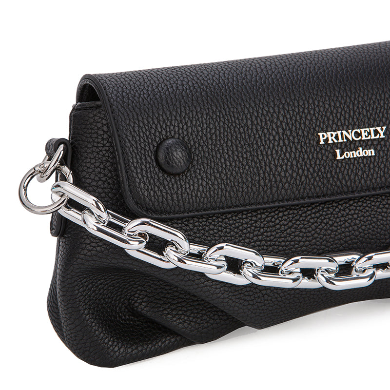 Schultertasche "Peggy" Schwarz