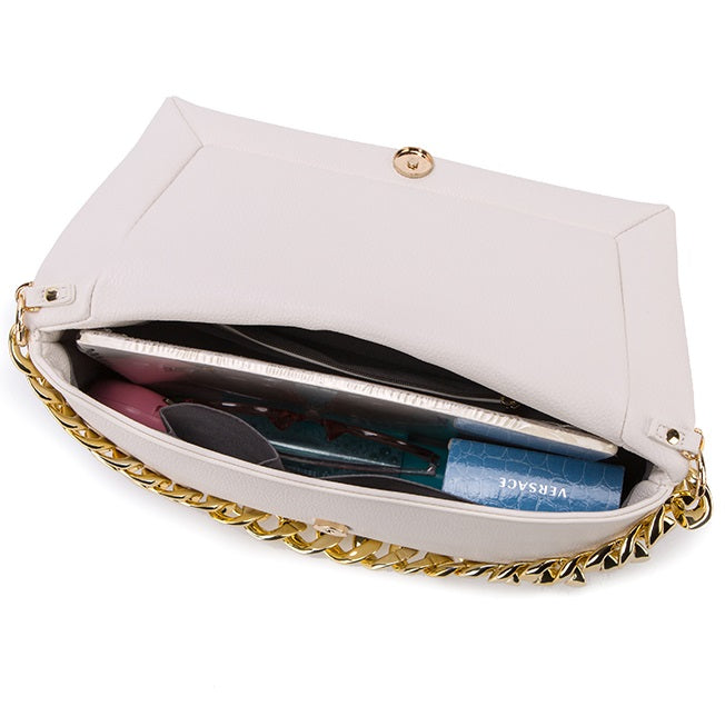 Schultertasche "Laura" Offwhite