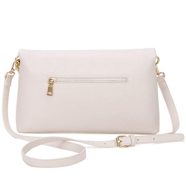 Schultertasche "Laura" Offwhite