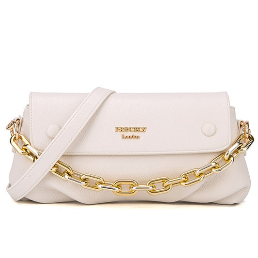 Schultertasche "Laura" Offwhite