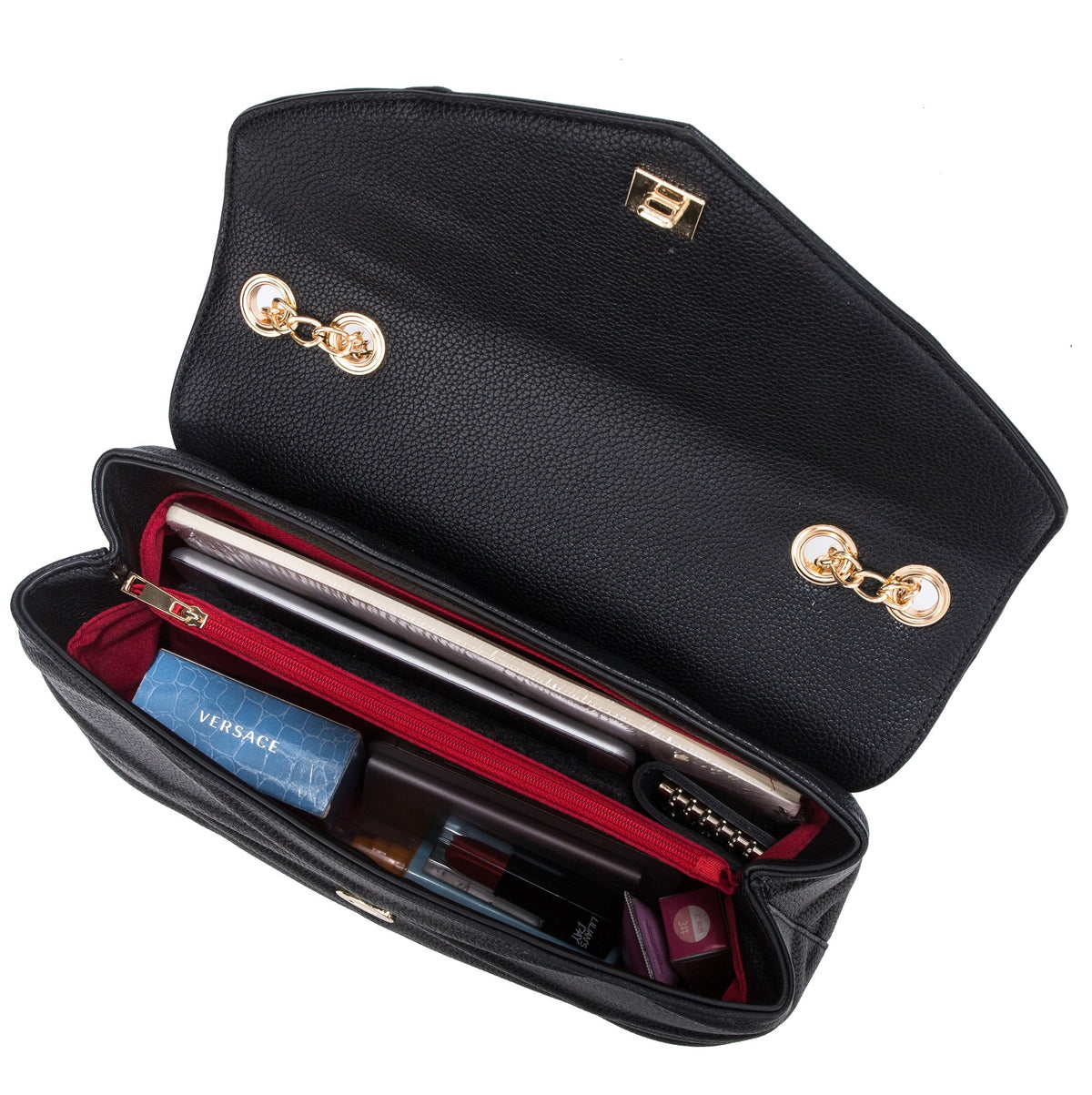 Schultertasche Chaunhi in schwarz