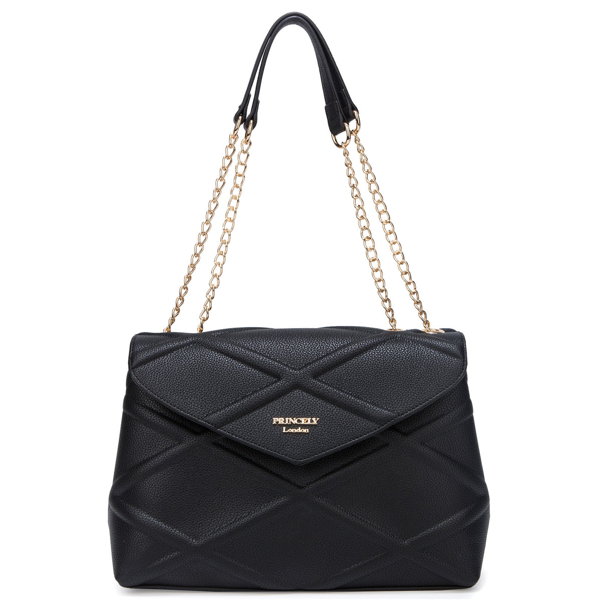 Schultertasche Chaunhi in schwarz