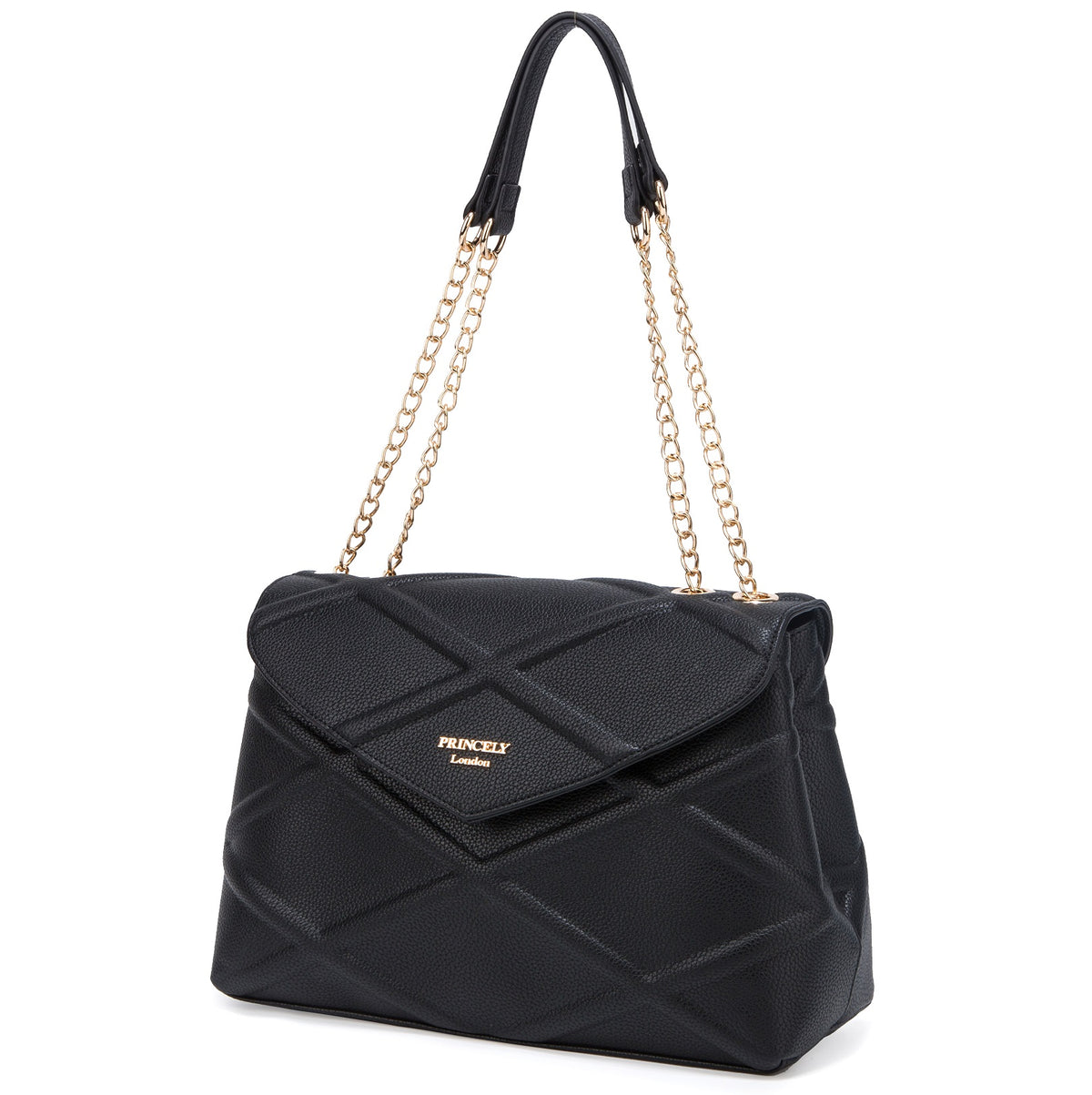 Schultertasche Chaunhi in schwarz