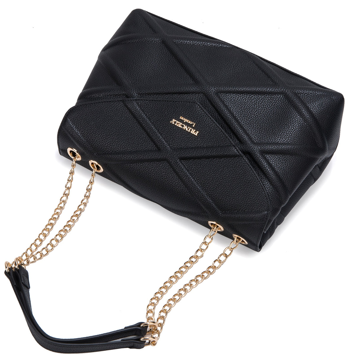 Schultertasche Chaunhi in schwarz