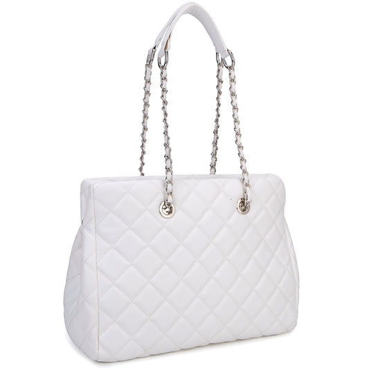 Schultertasche Emily in offwhite