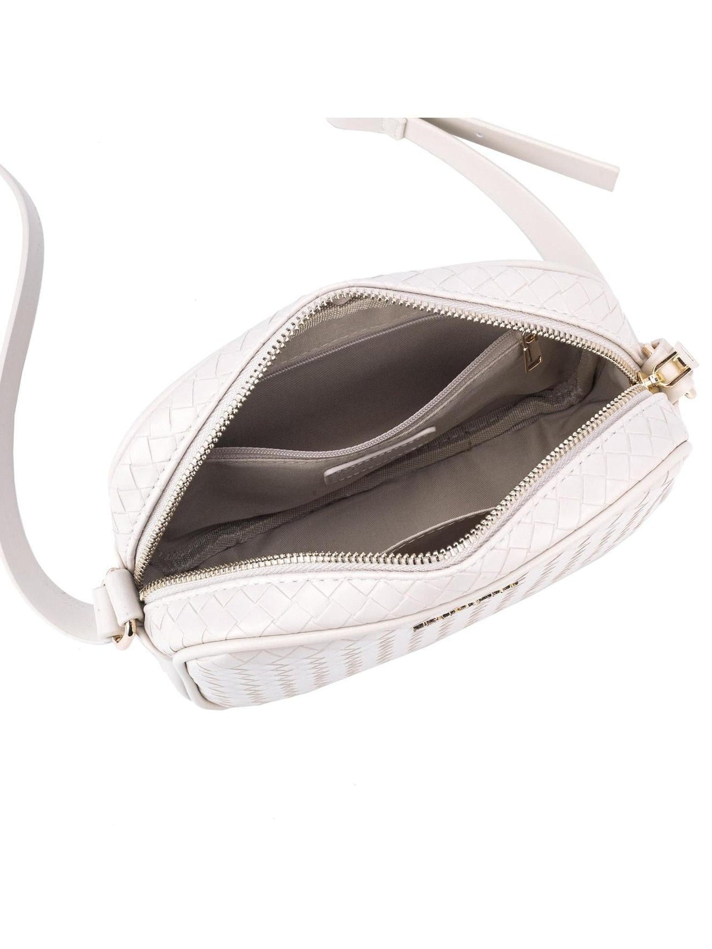 Schultertasche "Maya" offwhite
