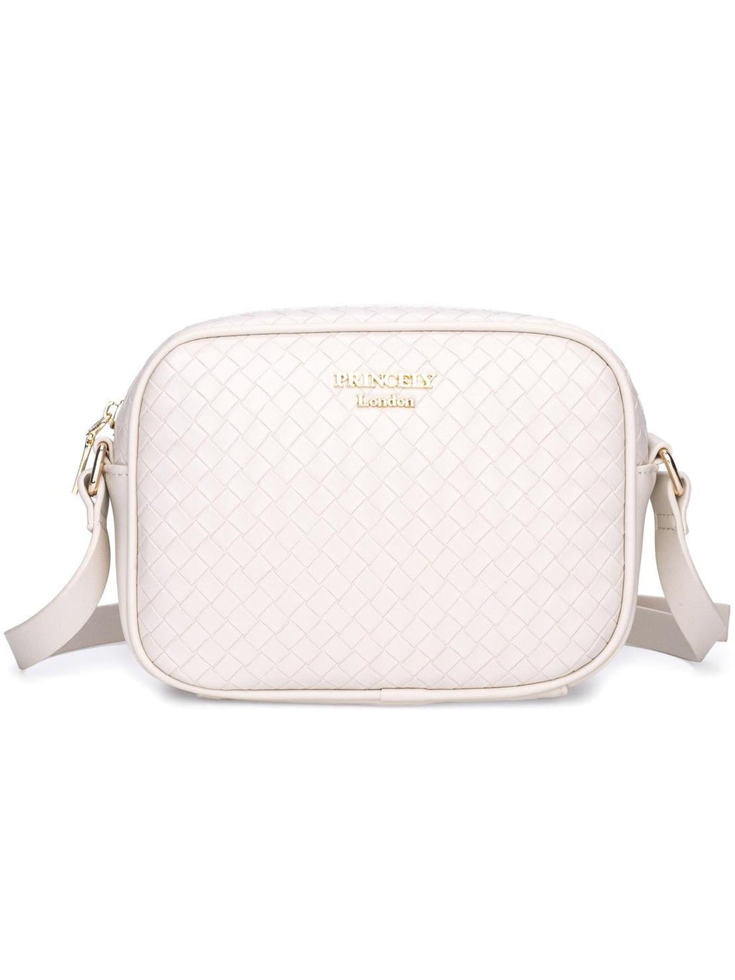Schultertasche "Maya" offwhite