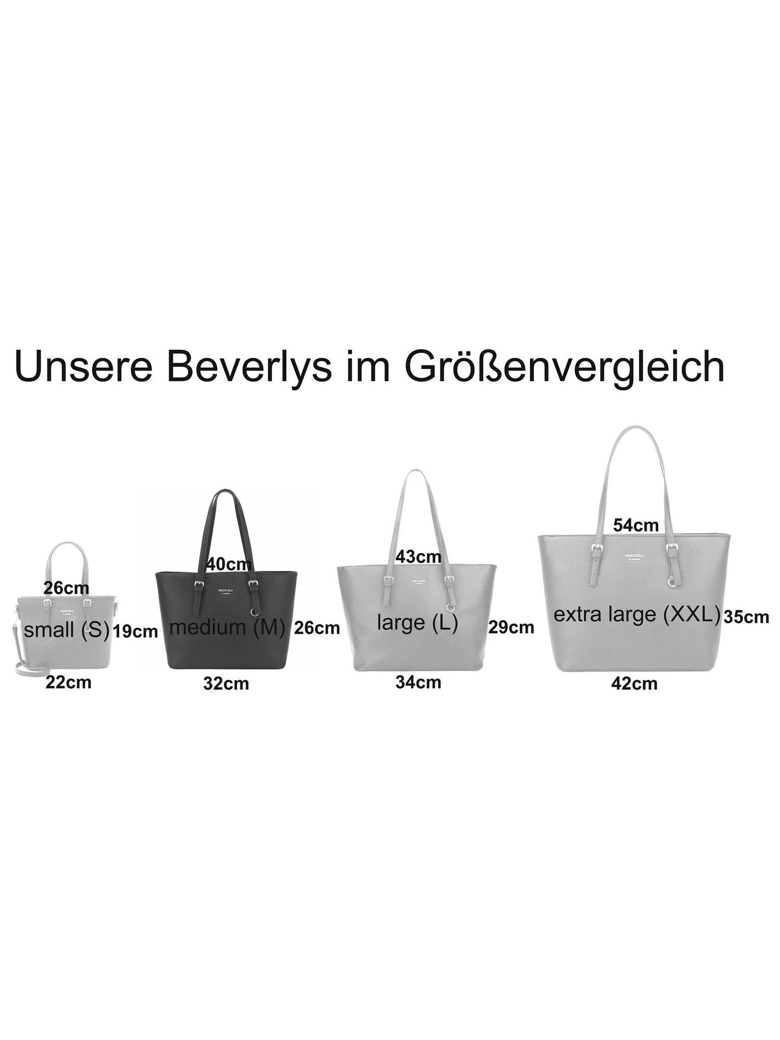 Shopper "Beverly medium (M)" Kreidegrau