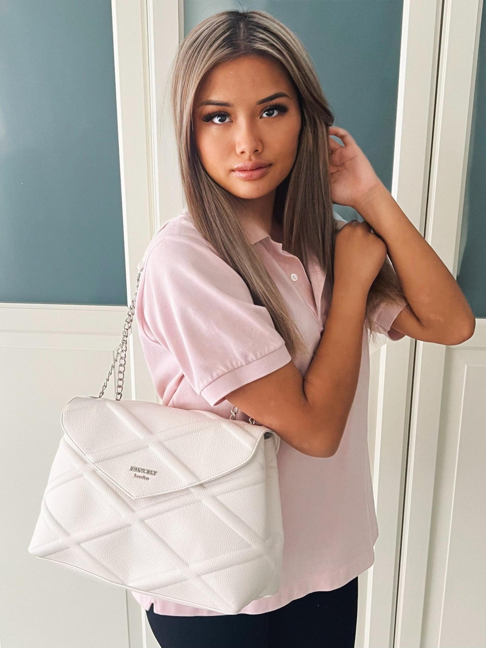 Schultertasche "Chaunhi" offwhite