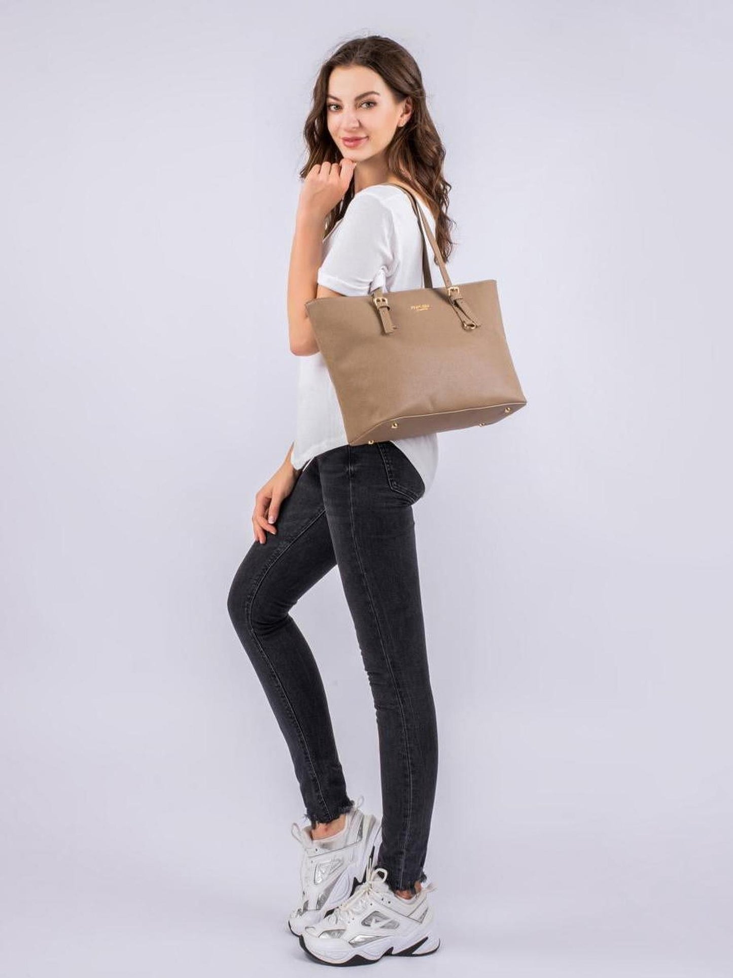 Shopper "Beverly medium (M)" Cappuccino