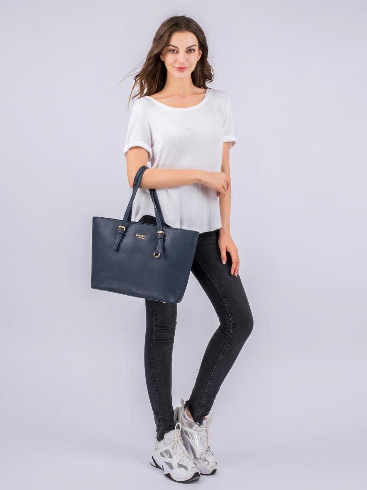 Shopper "Beverly medium (M)" Marineblau