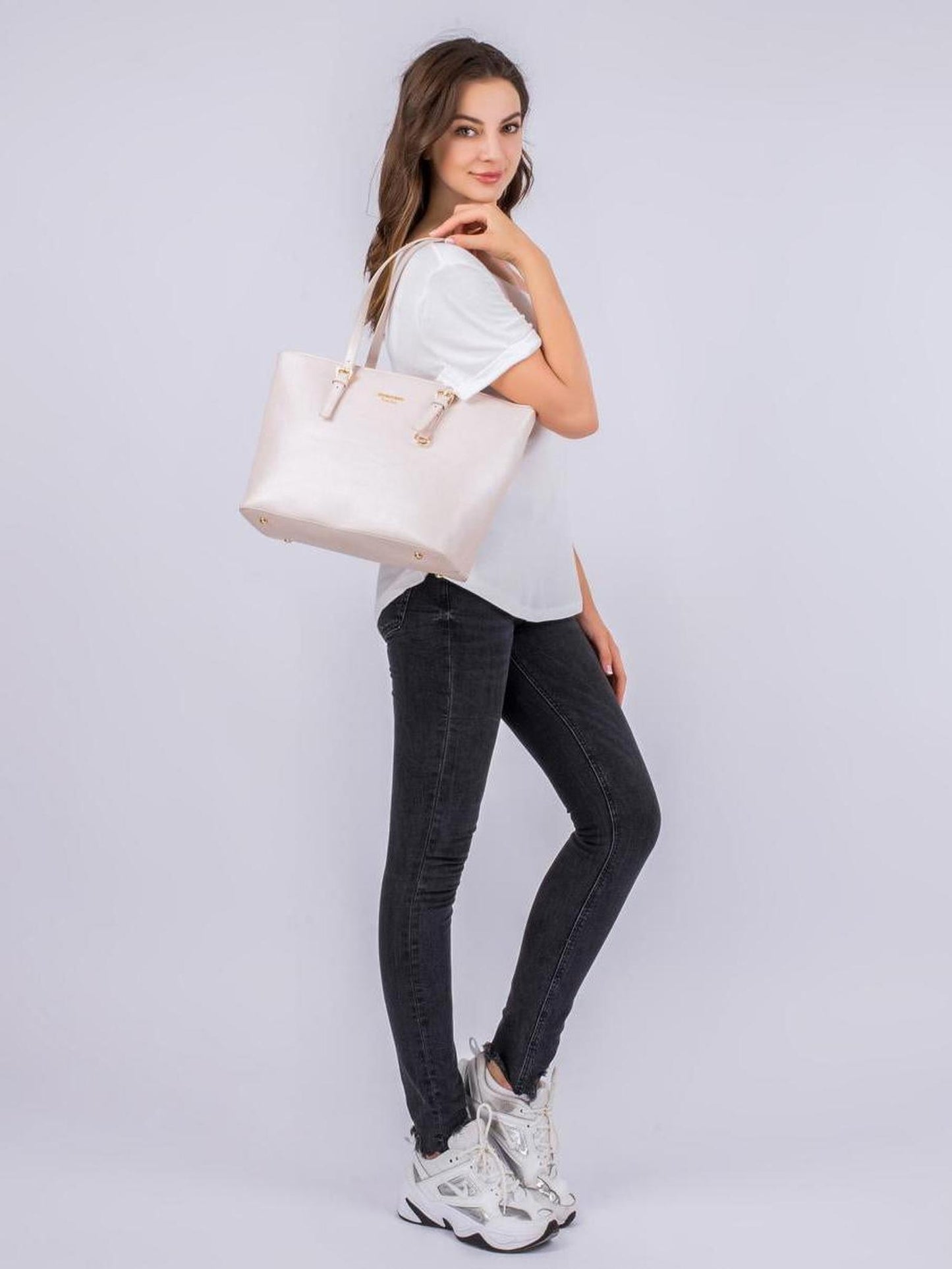 Shopper "Beverly medium (M)" Puder