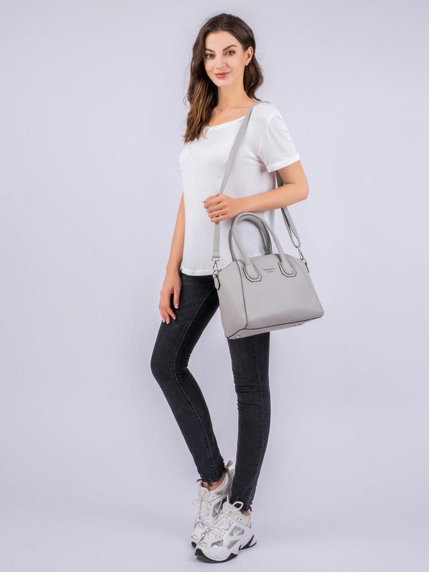Handtasche "Stella" Hellgrau