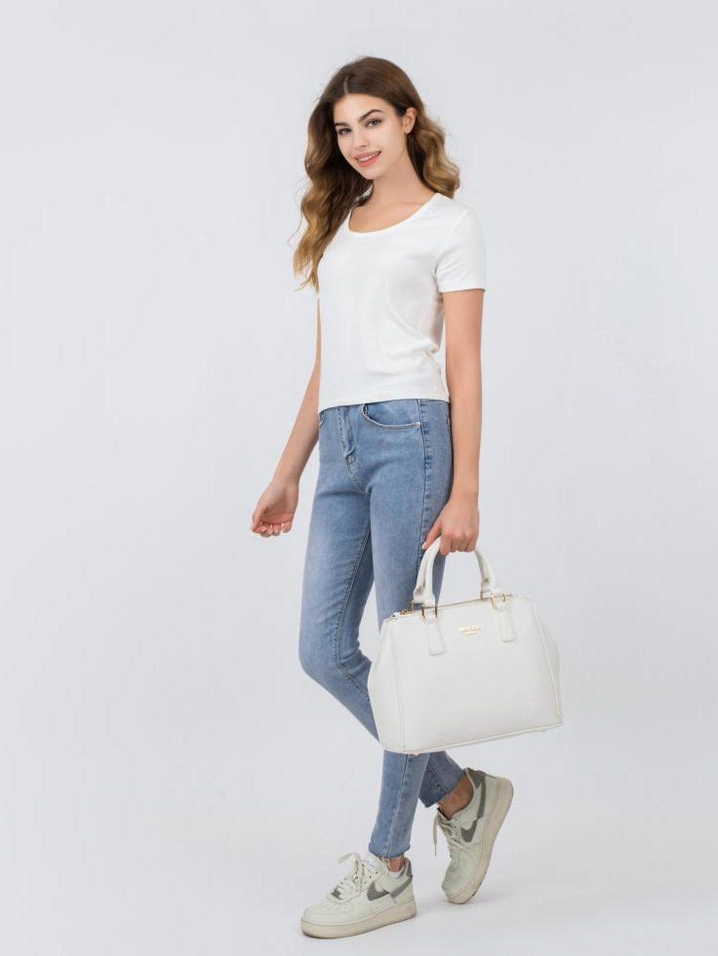 Handtasche "Victoria" Schneeweiß