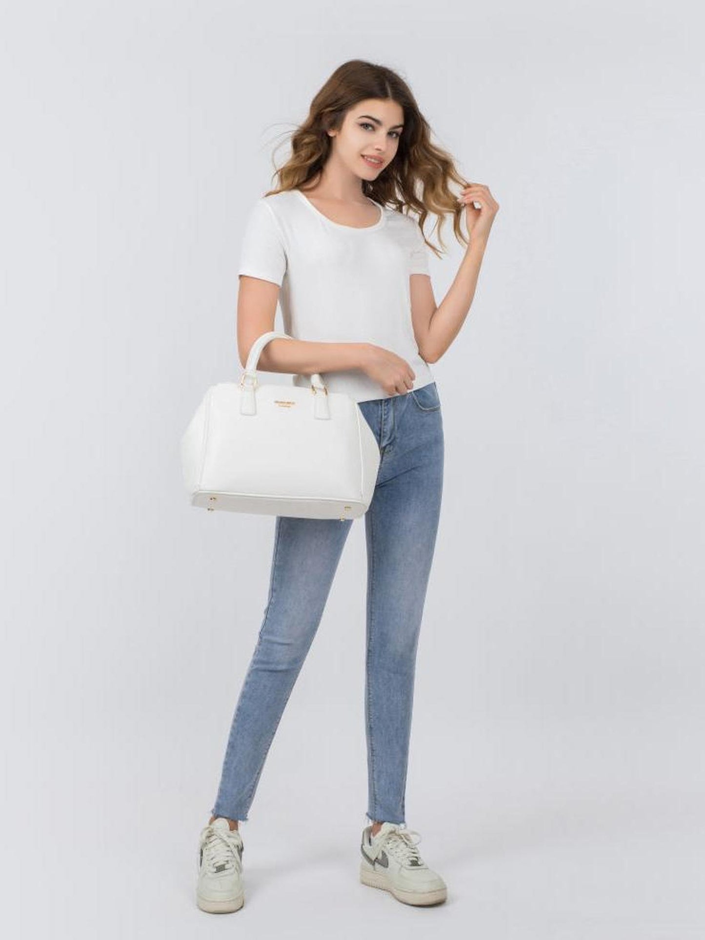 Handtasche "Victoria" Schneeweiß