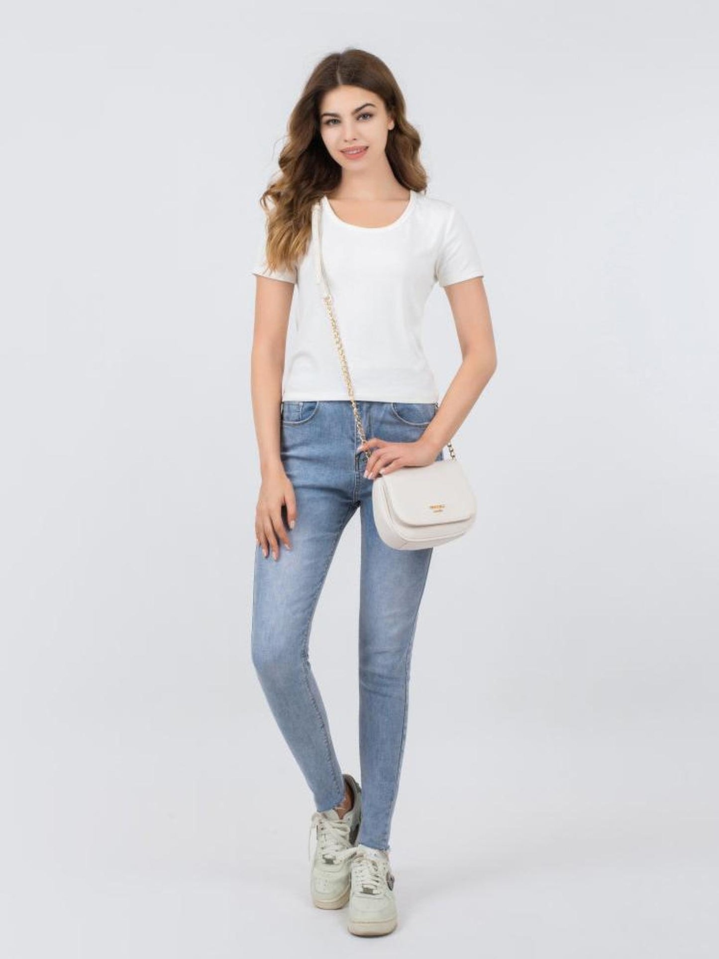 Satteltasche "Betty" offwhite