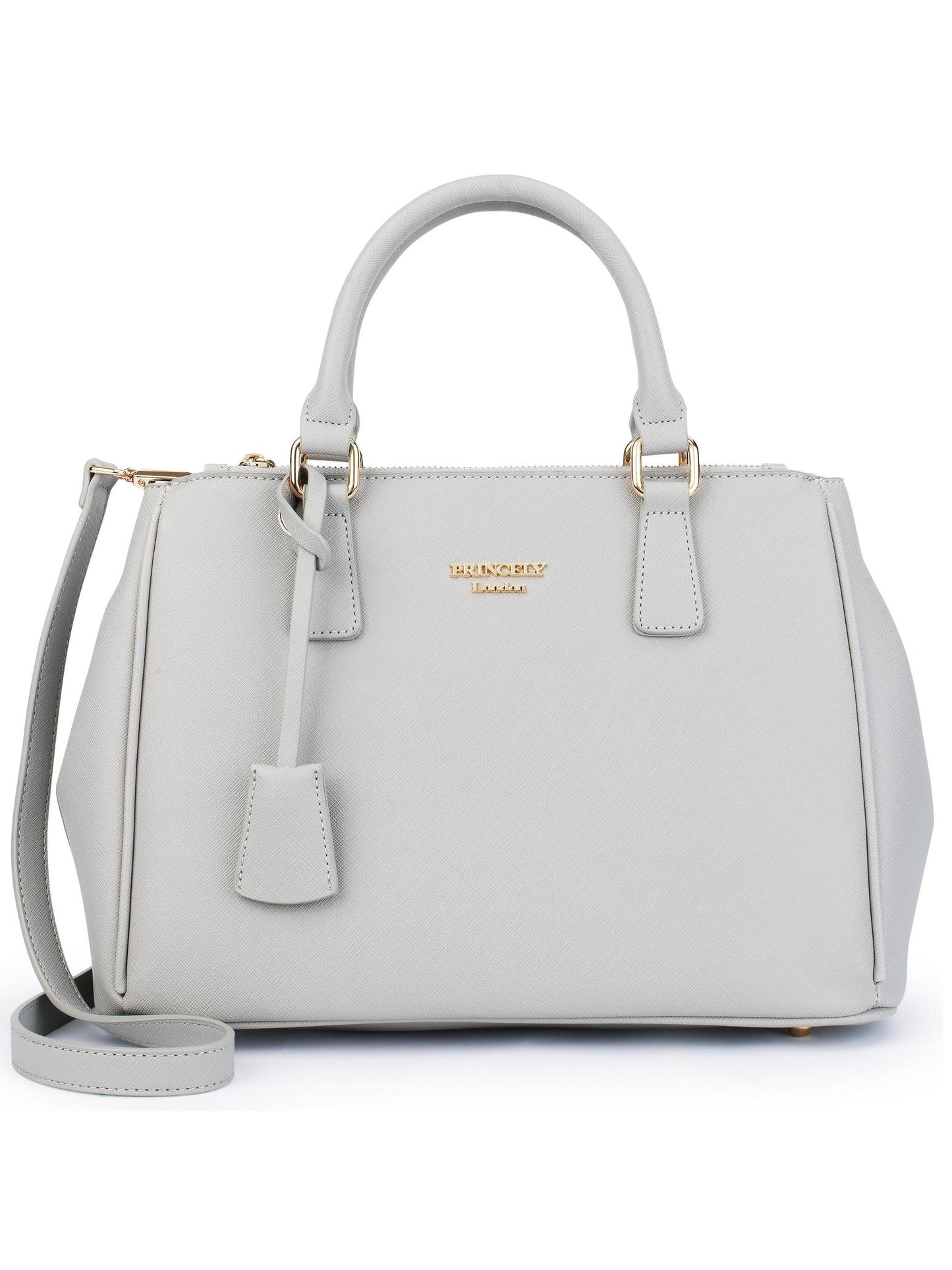 Handtasche "Victoria" Kreidegrau
