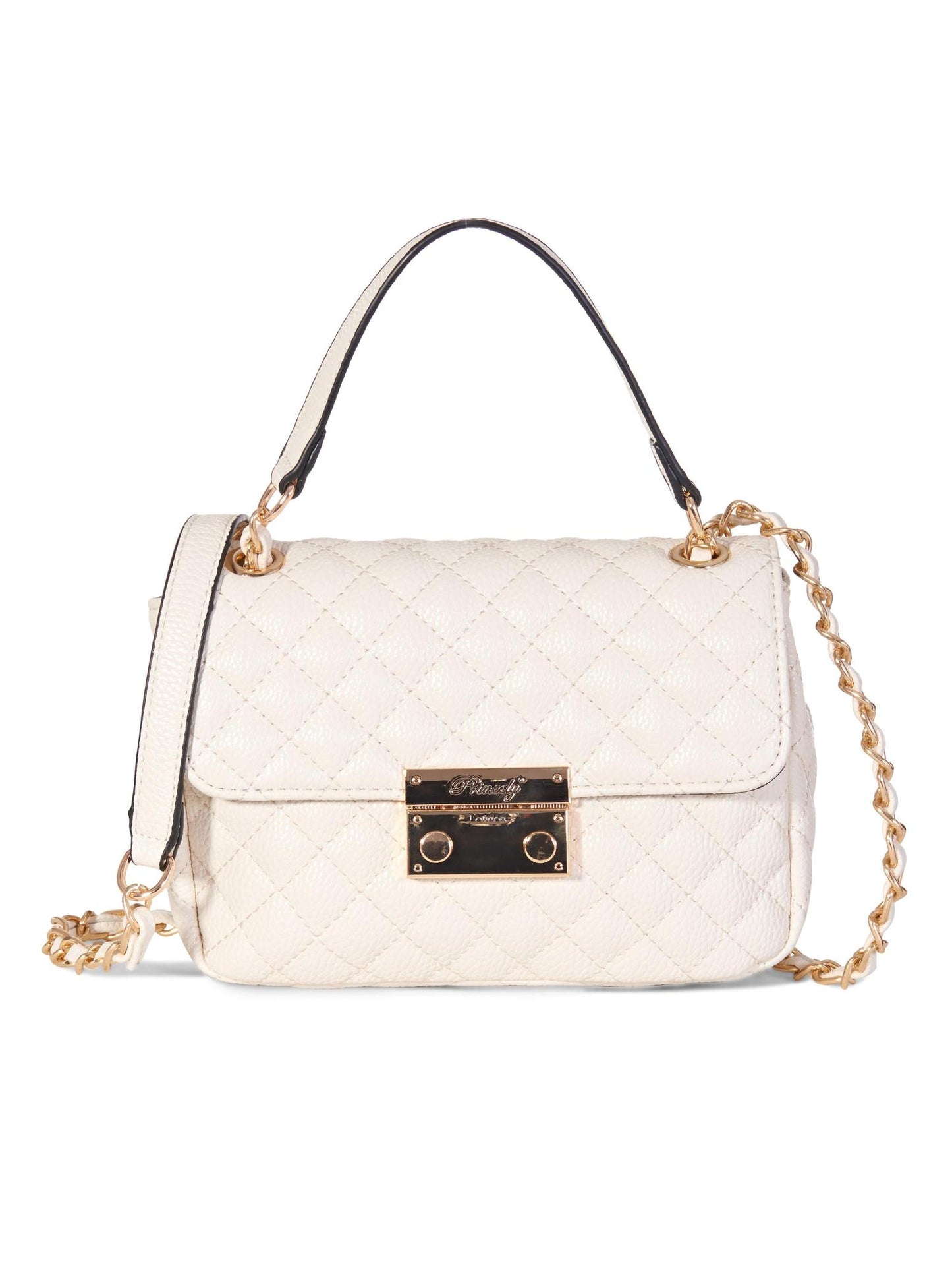 Schultertasche "Jacky" Offwhite