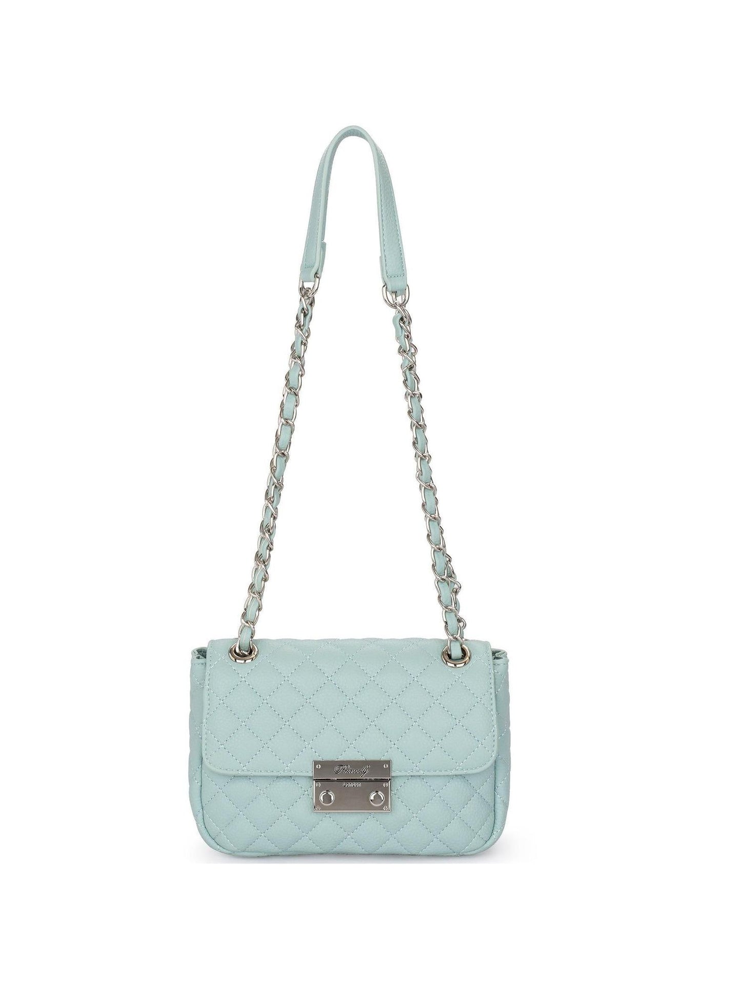 Schultertasche "Jacky" Aqua