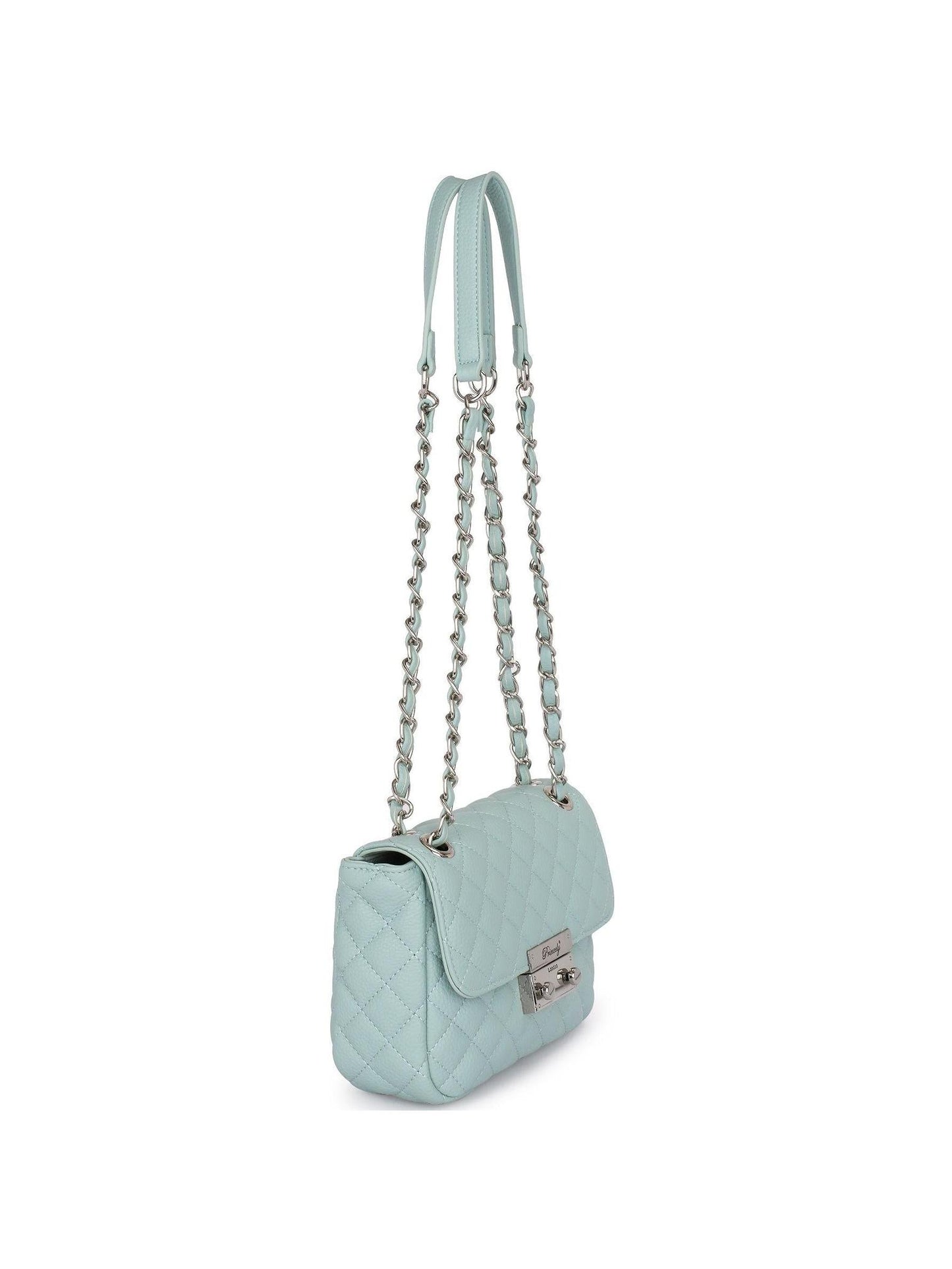 Schultertasche "Jacky" Aqua