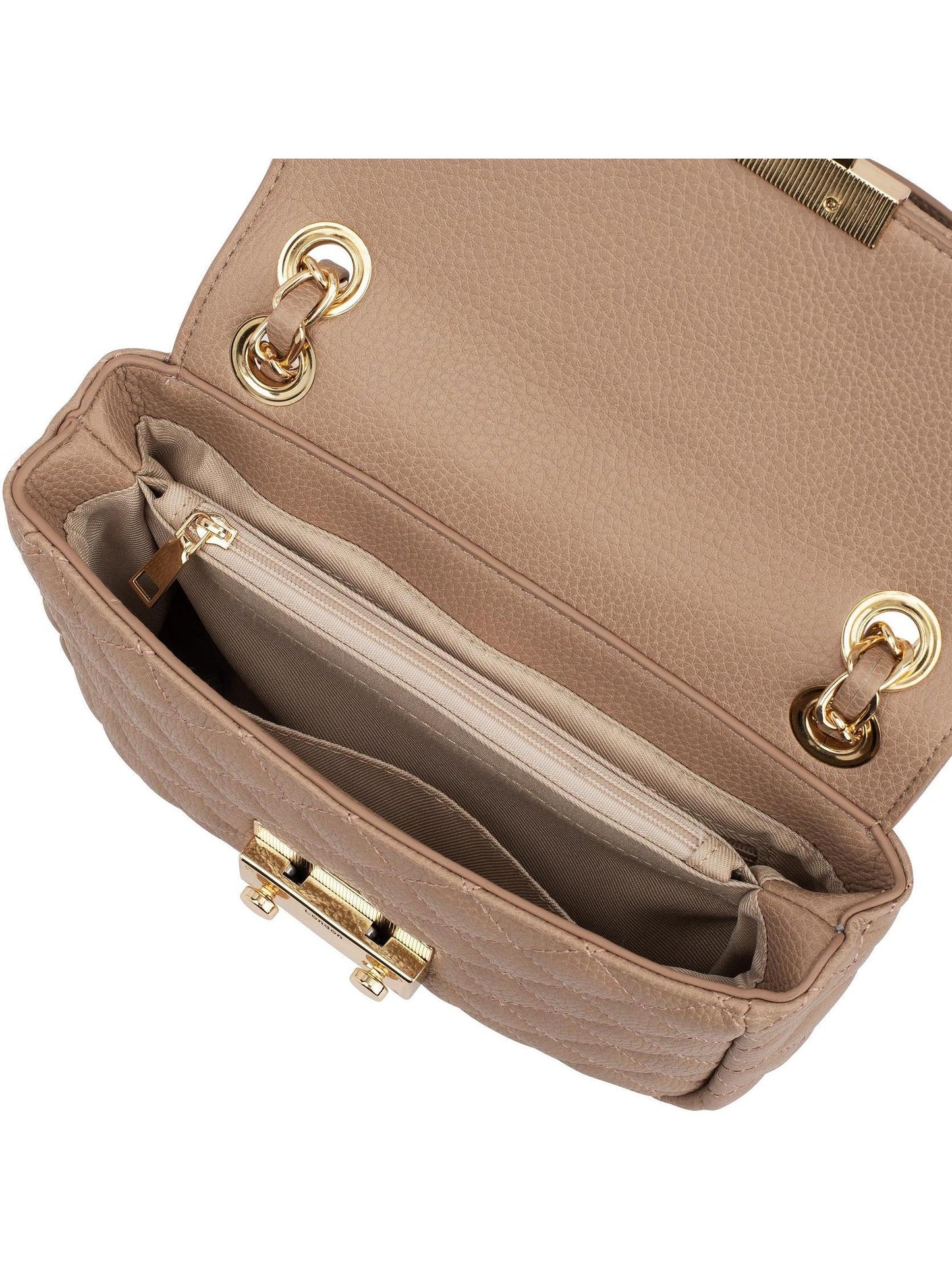 Schultertasche "Jacky" Cappucino