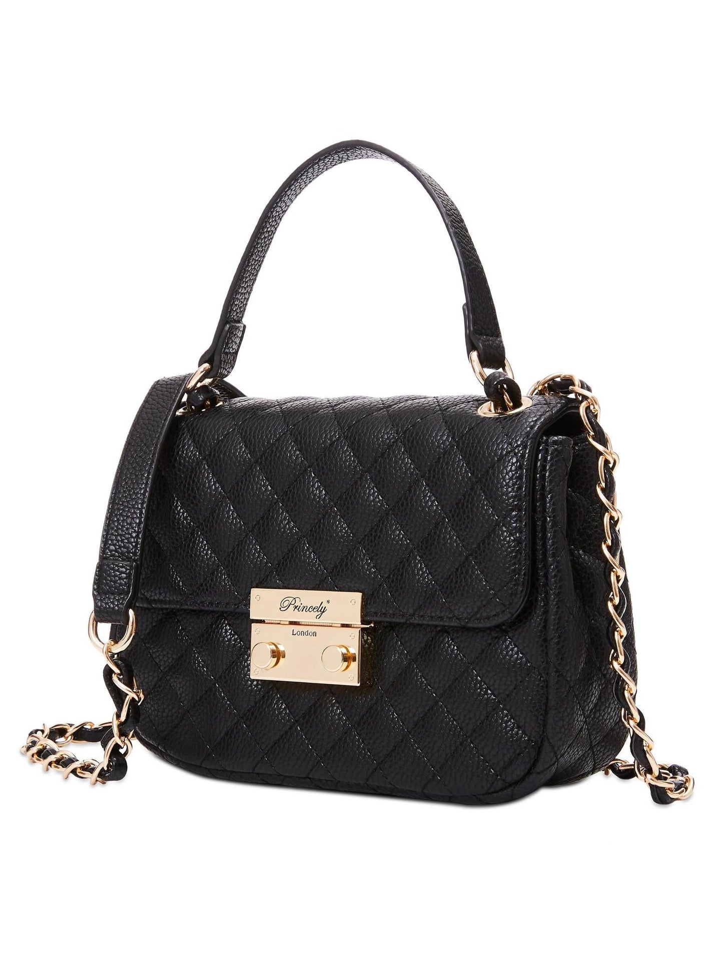 Schultertasche "Jacky" Schwarz