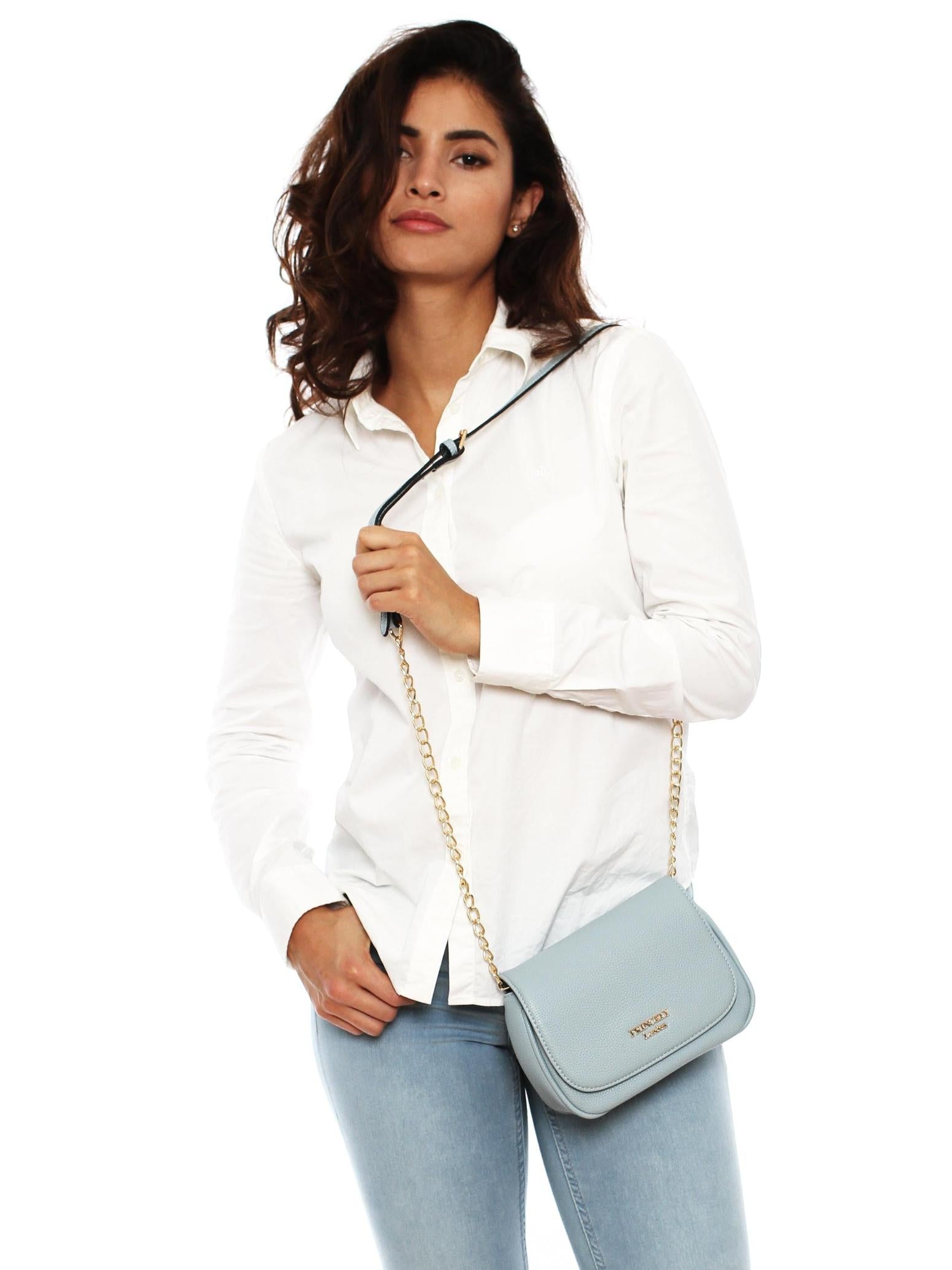 Satteltasche "Betty" Jeansblau