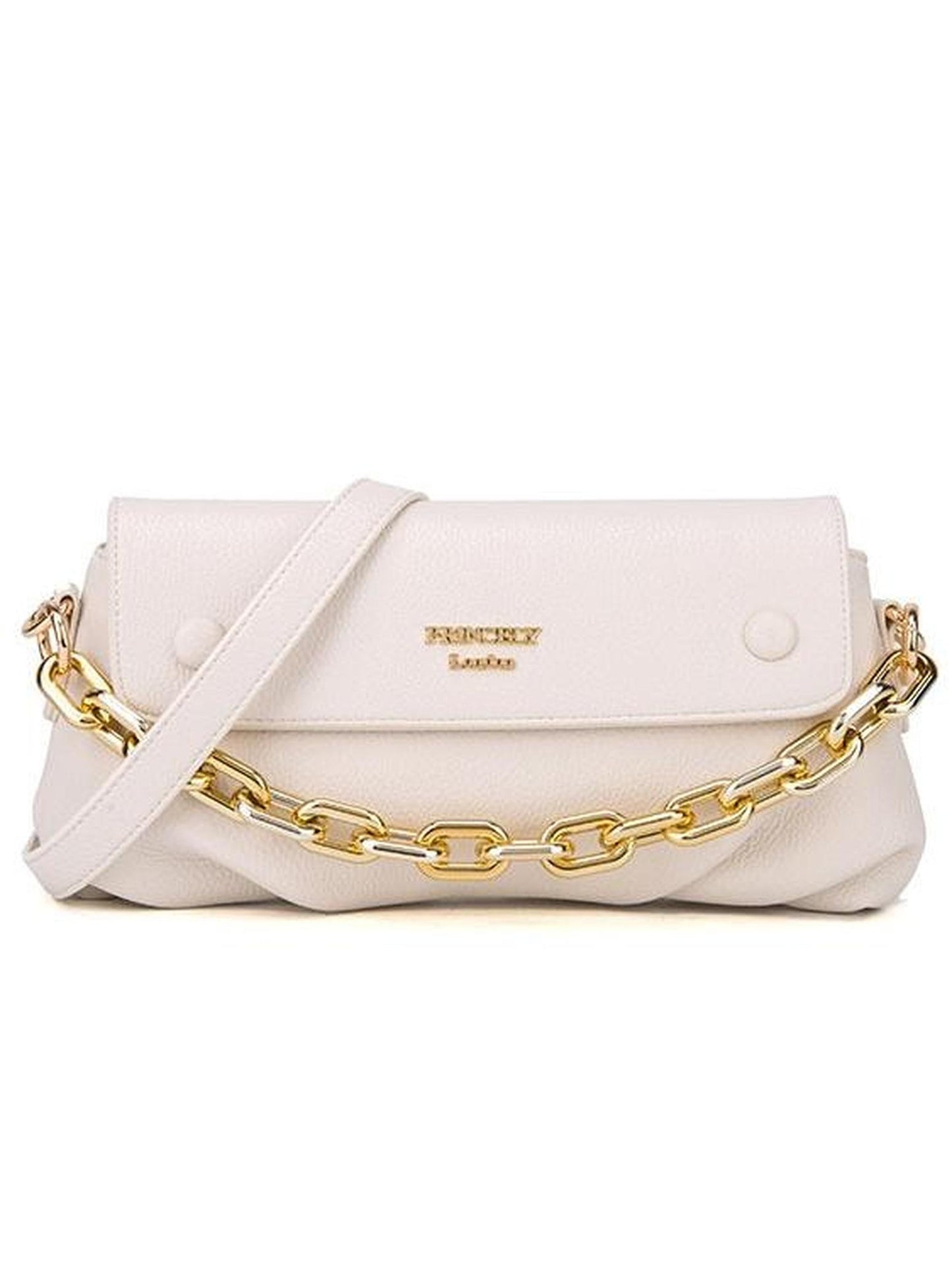 Schultertasche "Laura" Offwhite