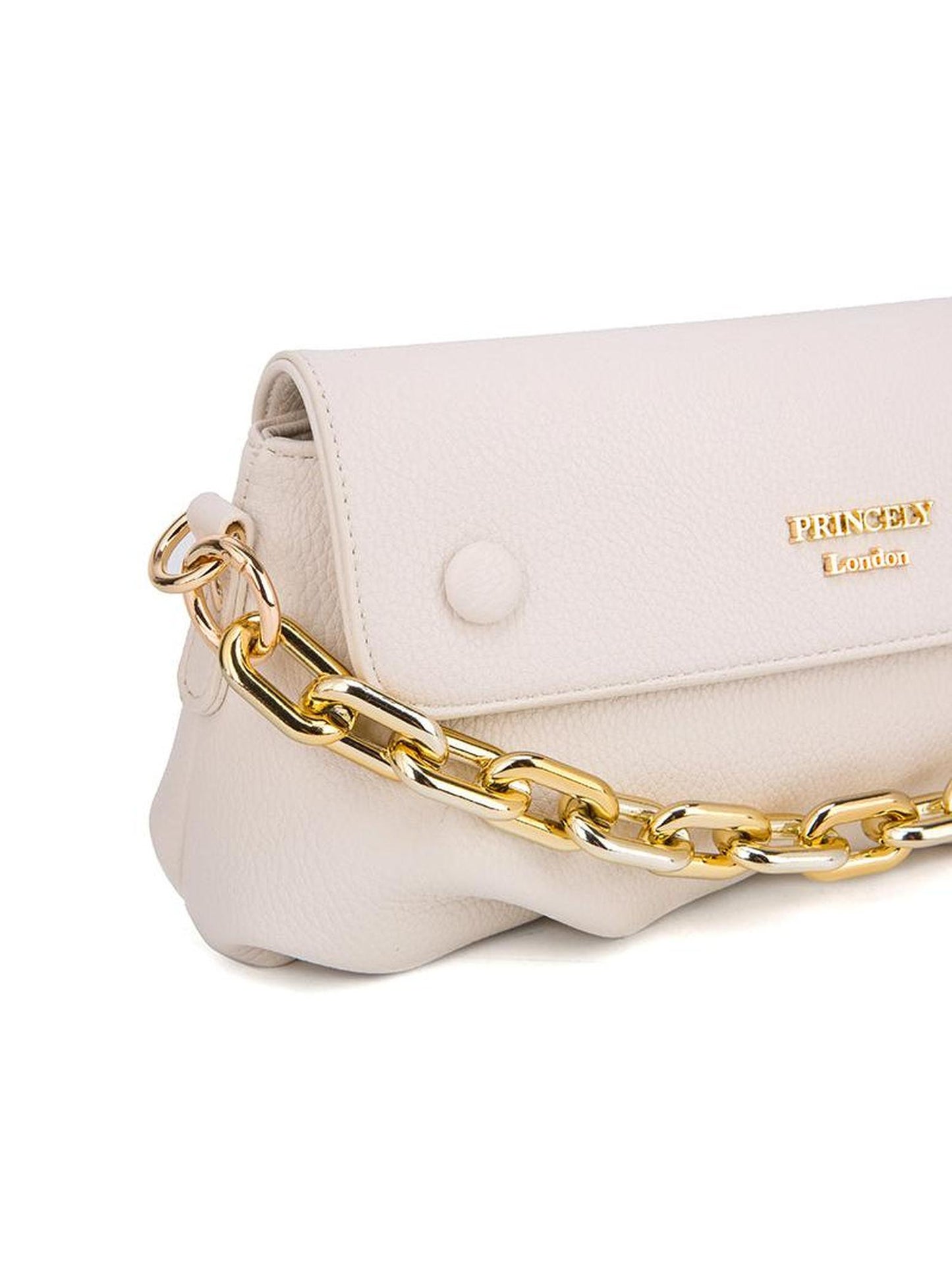 Schultertasche "Laura" Offwhite