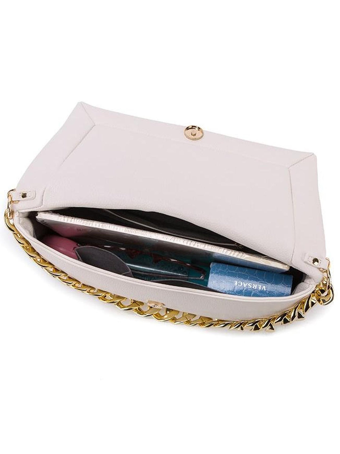 Schultertasche "Peggy" Offwhite