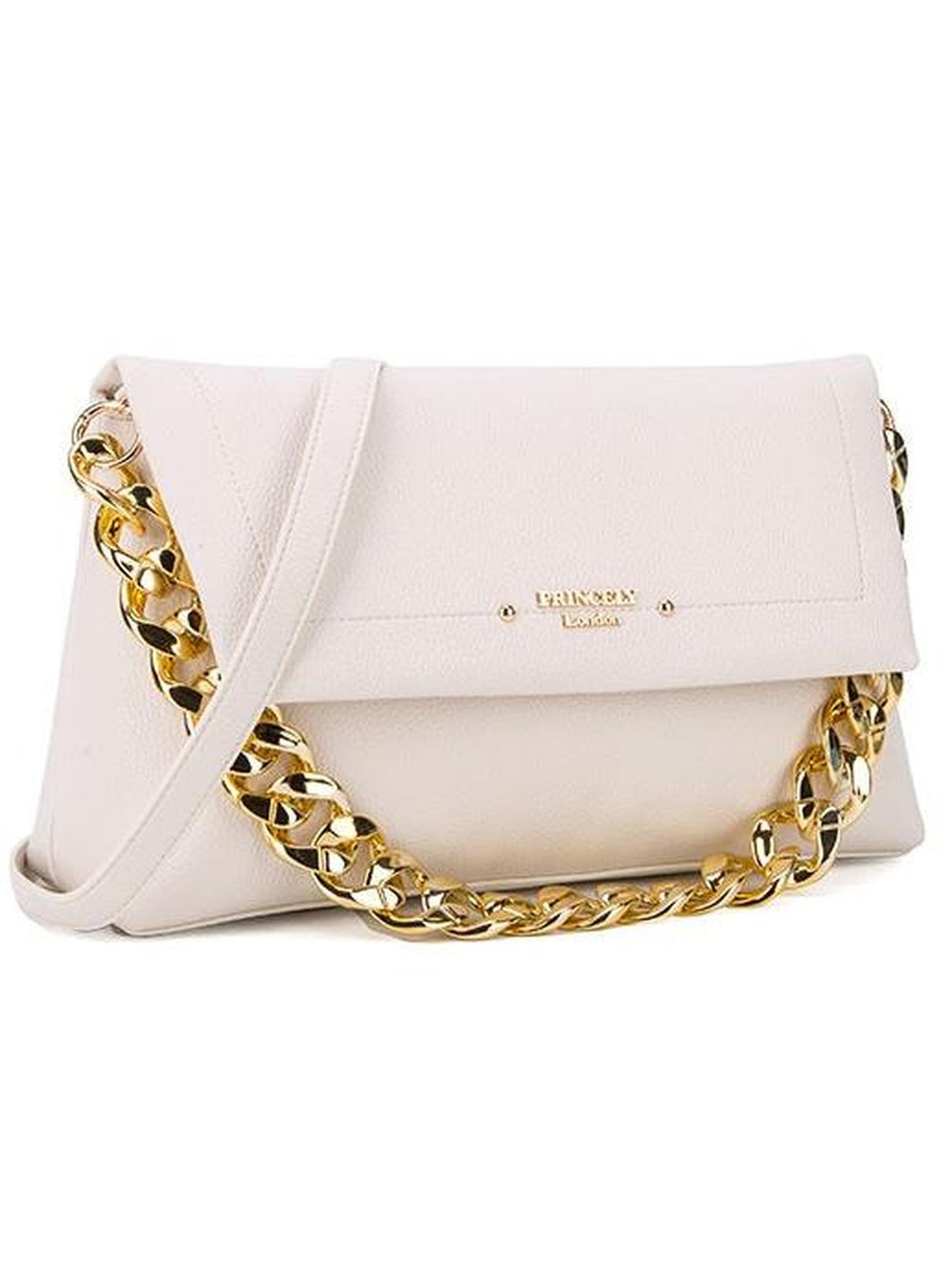 Schultertasche "Peggy" Offwhite
