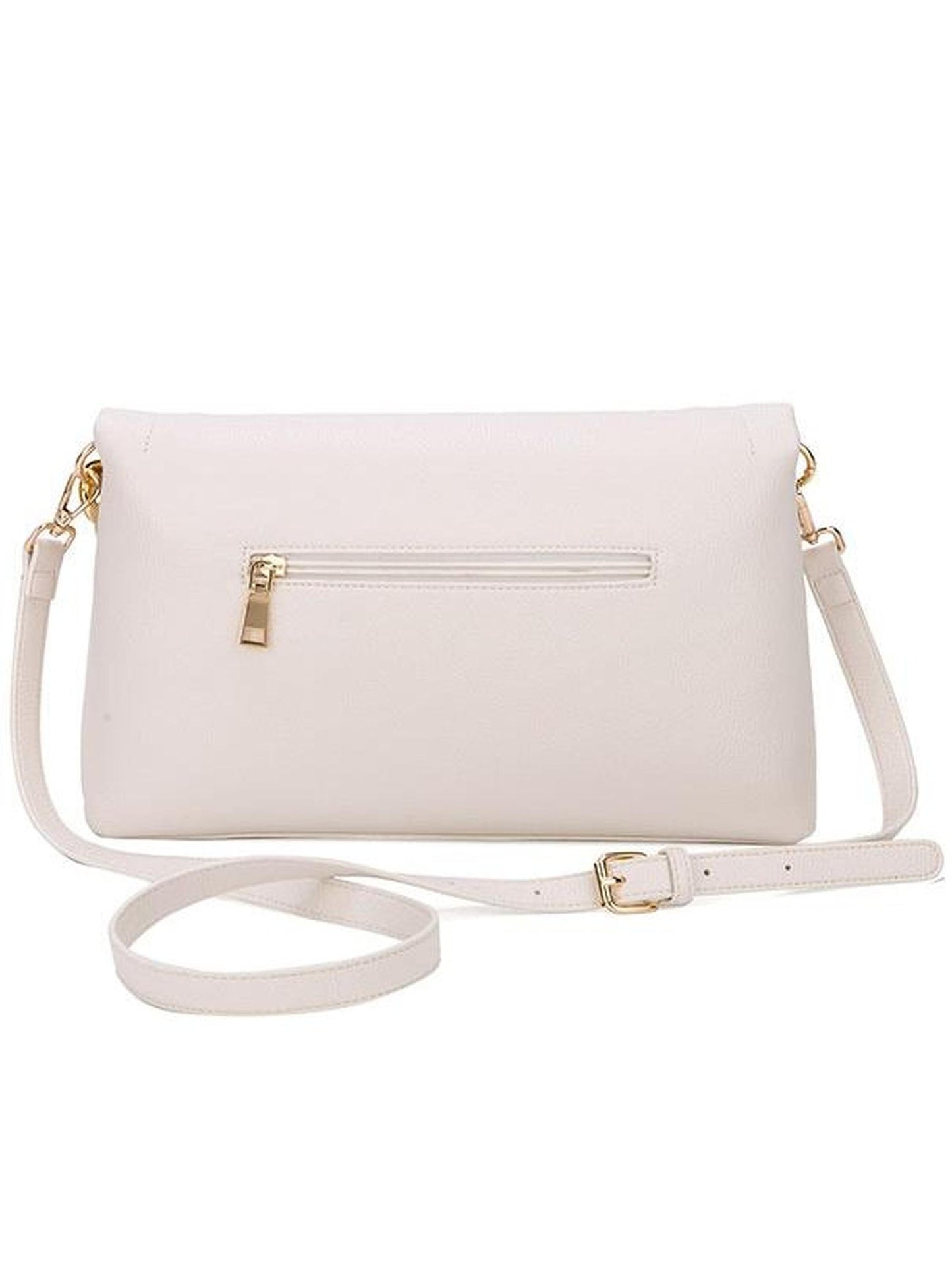 Schultertasche "Peggy" Offwhite