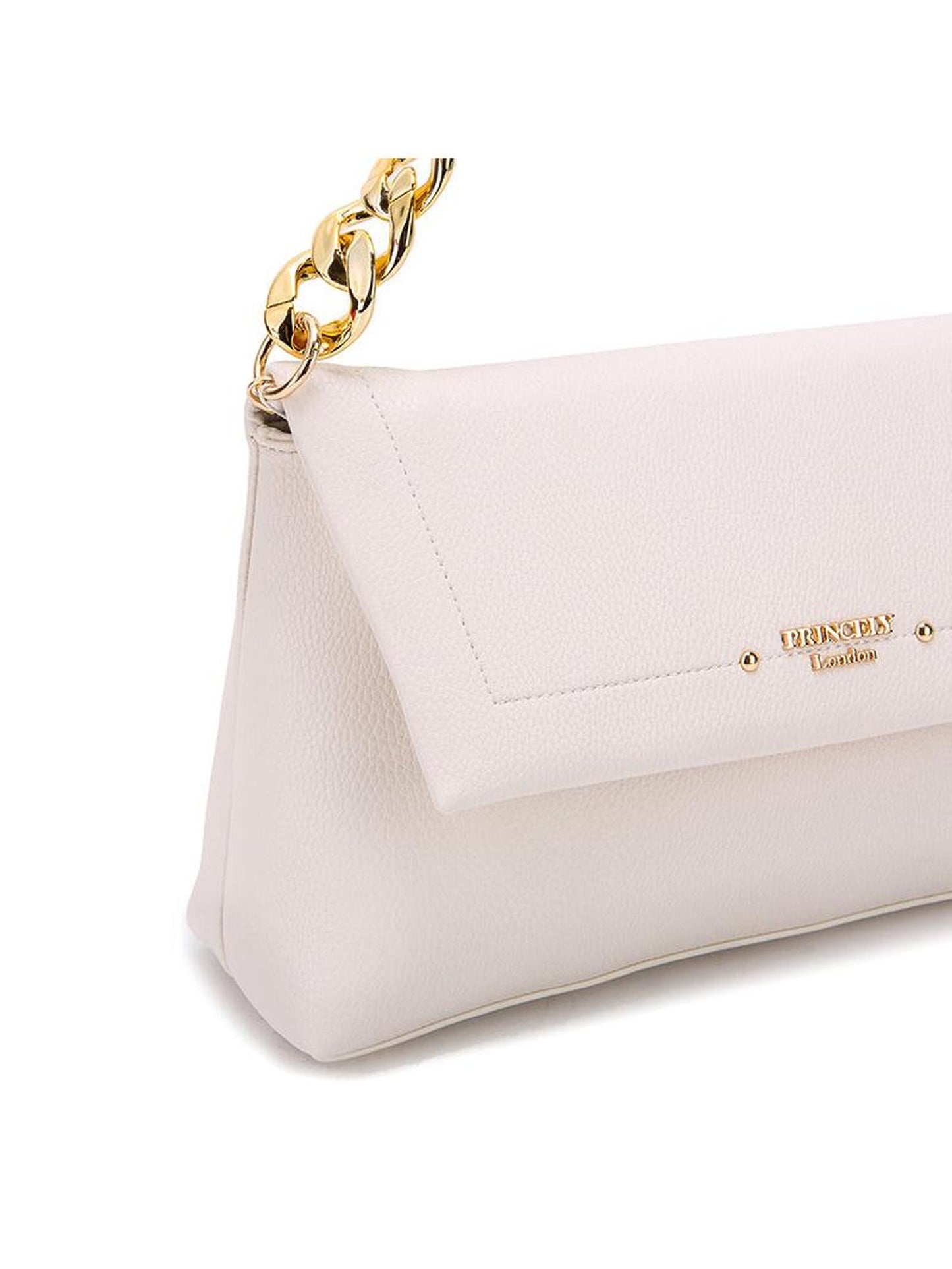Schultertasche "Peggy" Offwhite