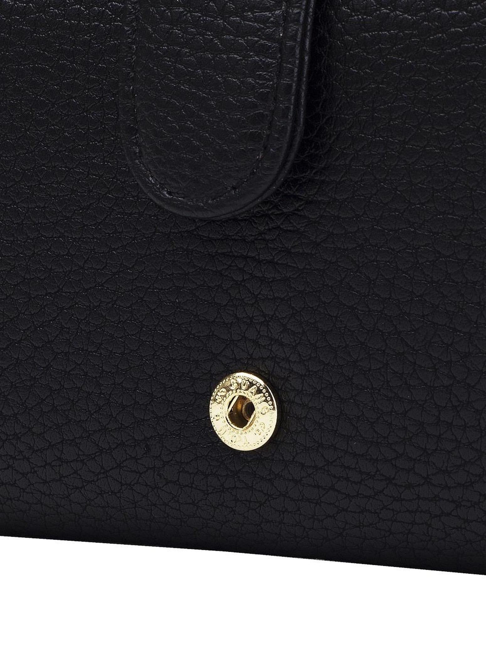 Geldbörse "Lea" schwarz - Innenfutter rot