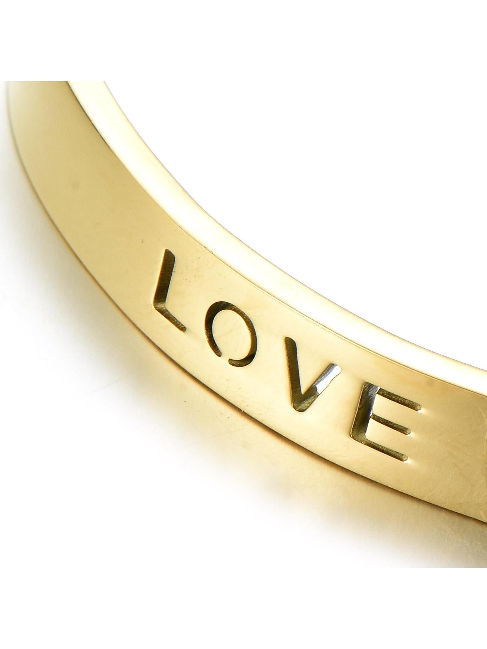 Armreif LOVE gold