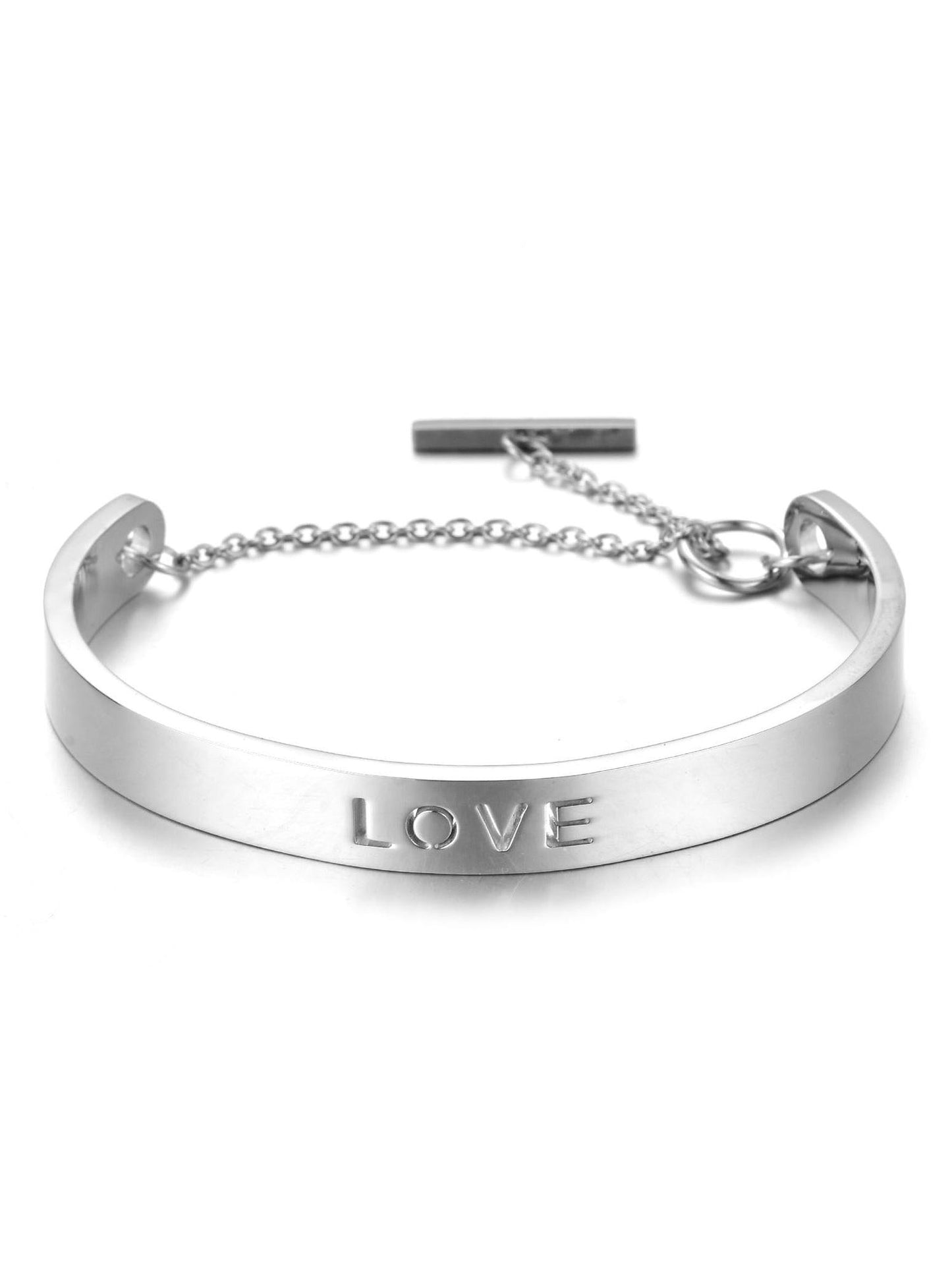 Armreif LOVE silber